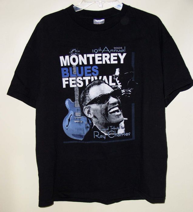 Vintage Ray Charles Monterey Blues Festival Shirt 2004 Tribute Grailed