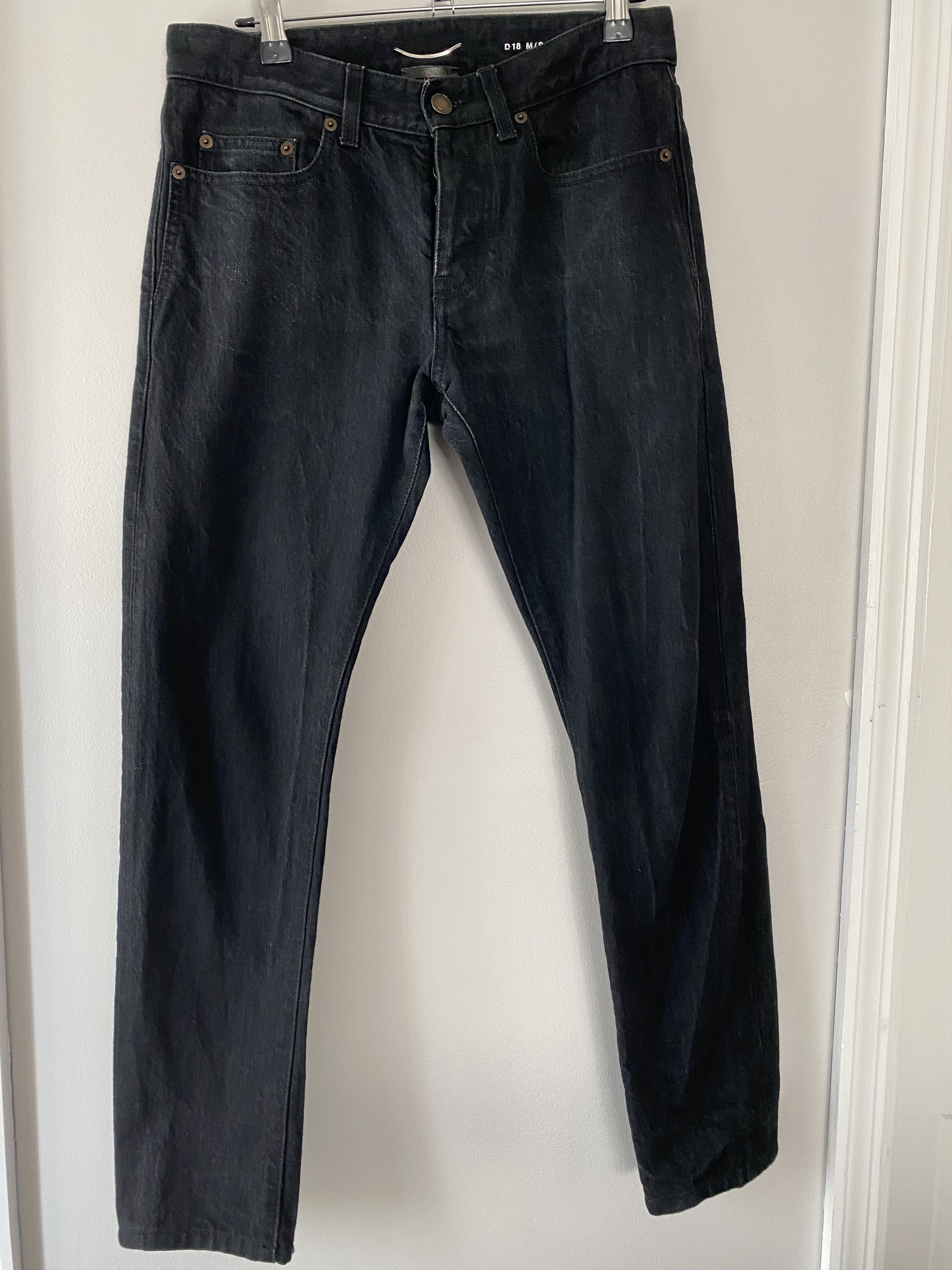 Men's Saint Laurent by Hedi Slimane Skinny Jeans 28 Black