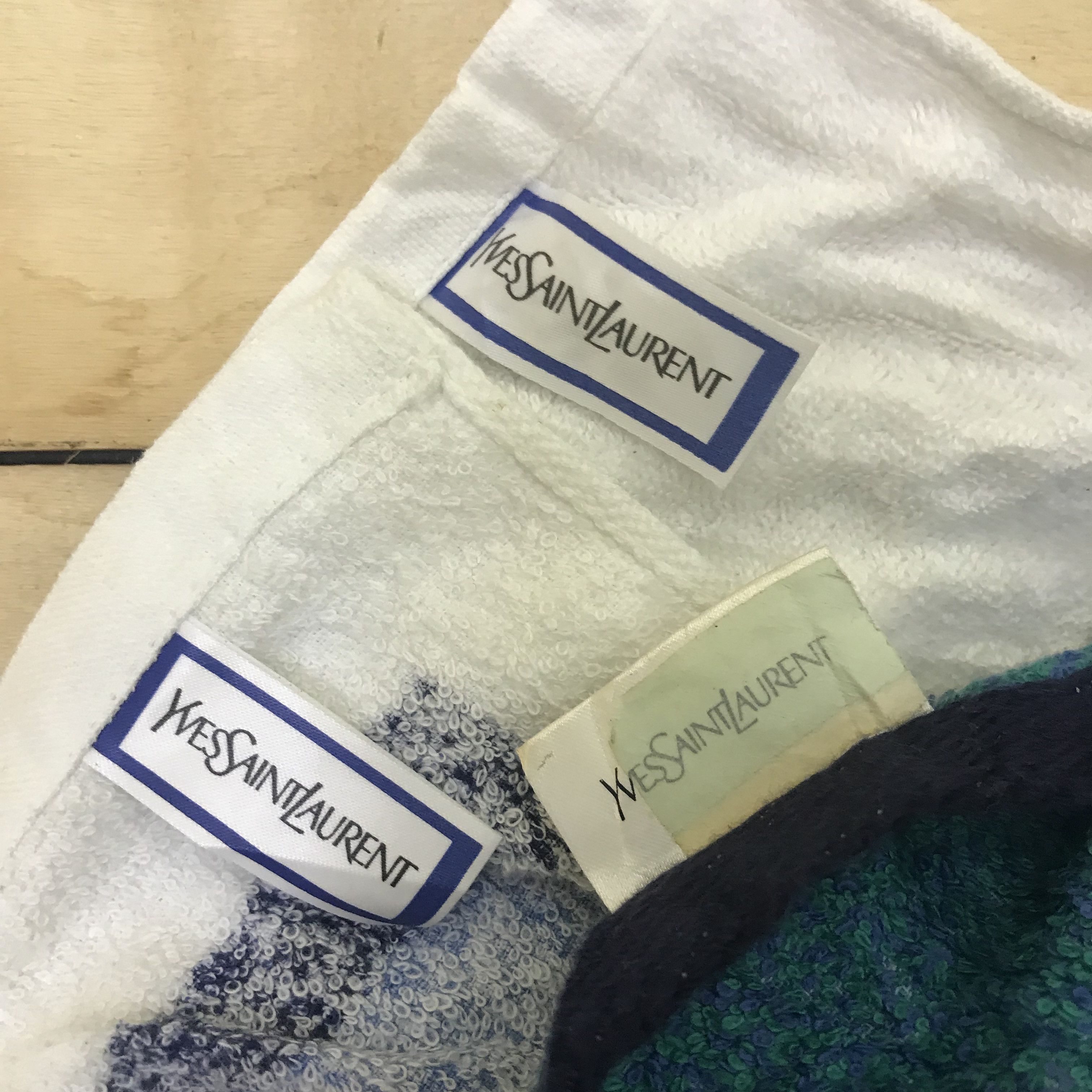 Vintage × Yves Saint Laurent W39 LOT 3 YSL BATH TOWEL RARE DESIGN Size ONE SIZE - 3 Thumbnail