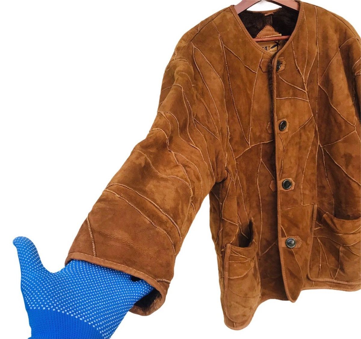 Hai Sporting Gear × Issey Miyake Hai Sporting gear issey patchwork leather suede sherpa linin Size US M / EU 48-50 / 2 - 4 Thumbnail