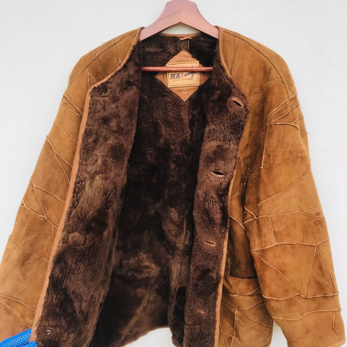Hai Sporting Gear × Issey Miyake Hai Sporting gear issey patchwork leather suede sherpa linin Size US M / EU 48-50 / 2 - 6 Thumbnail