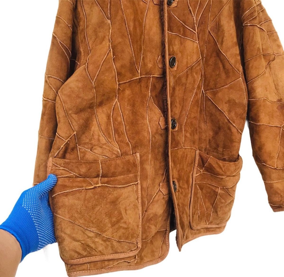 Hai Sporting Gear × Issey Miyake Hai Sporting gear issey patchwork leather suede sherpa linin Size US M / EU 48-50 / 2 - 5 Thumbnail