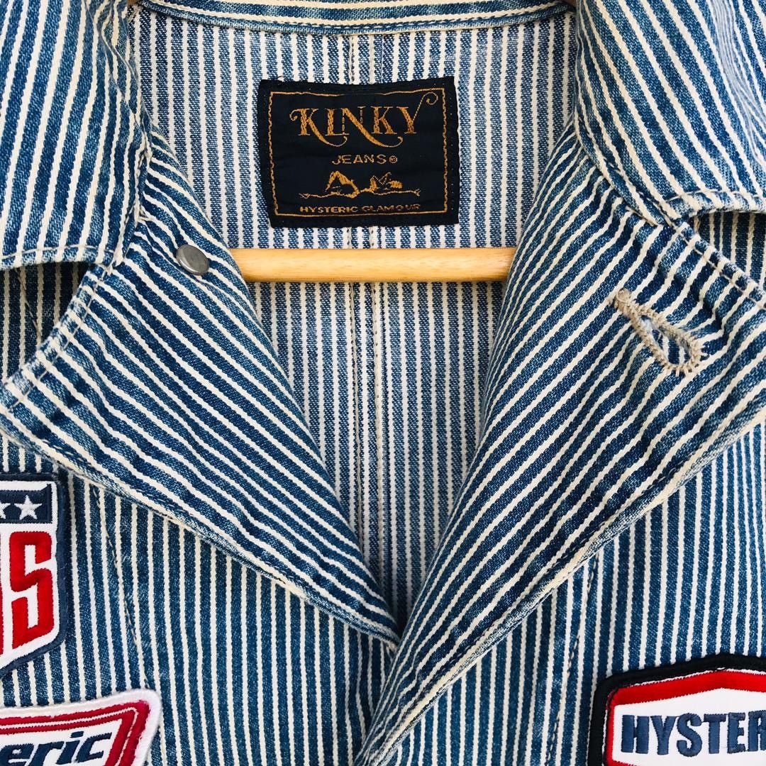 Hysteric Glamour RARE VTG Hysteric Glamour Patches USA flag Hickory jacket Size US M / EU 48-50 / 2 - 7 Thumbnail