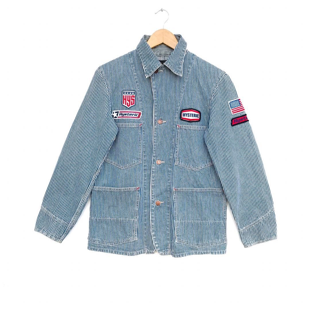Hysteric Glamour RARE VTG Hysteric Glamour Patches USA flag Hickory jacket Size US M / EU 48-50 / 2 - 2 Thumbnail