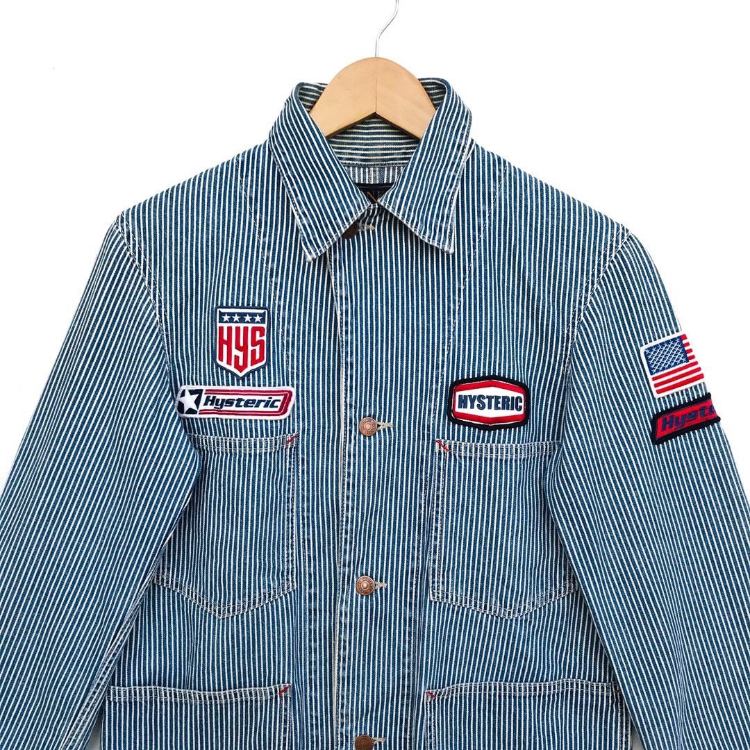 Hysteric Glamour RARE VTG Hysteric Glamour Patches USA flag Hickory jacket Size US M / EU 48-50 / 2 - 4 Thumbnail