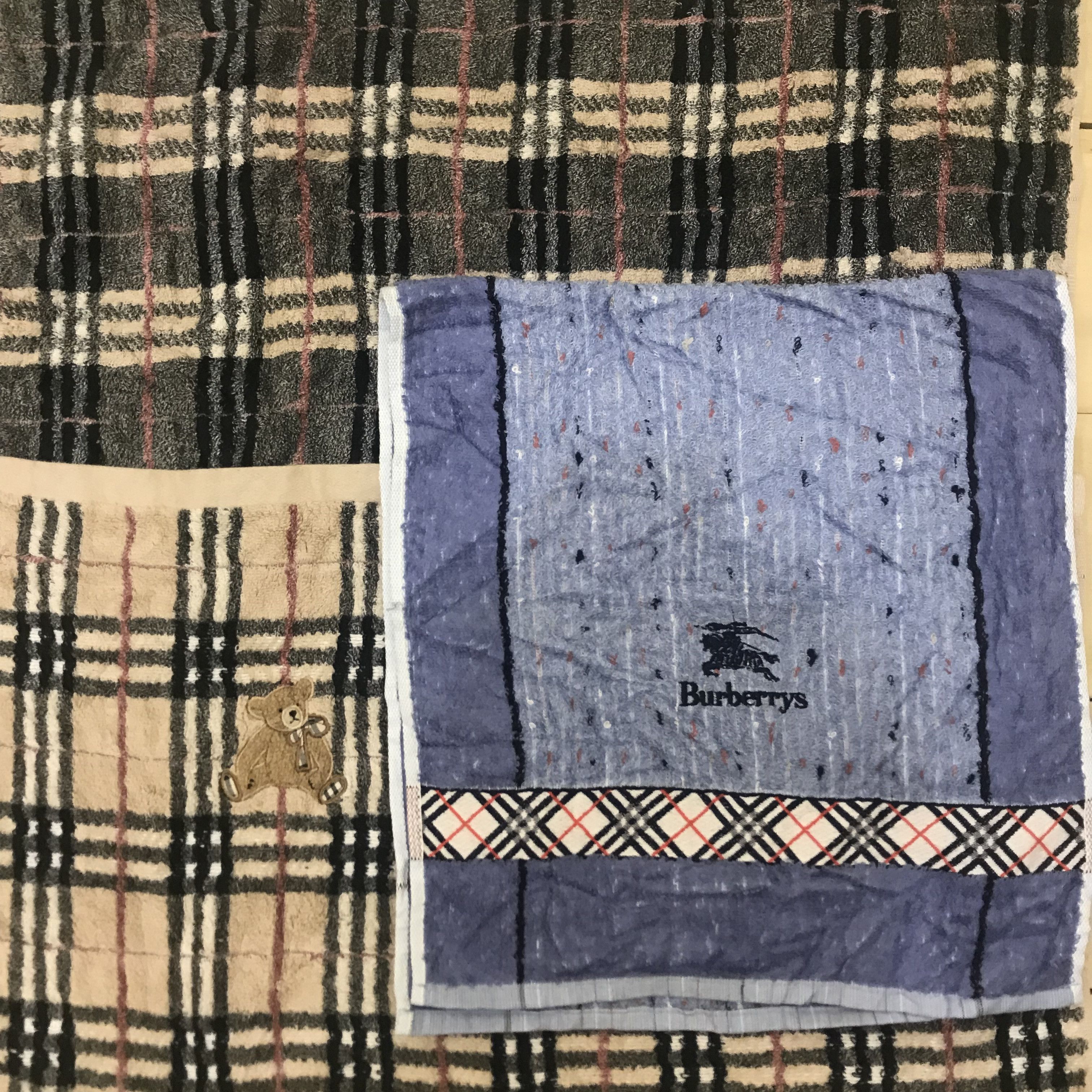 Burberry W33 LOT3 BURBERRY BEAR BATH AND HAND TOWEL NOVA CHECK Size ONE SIZE - 1 Thumbnail