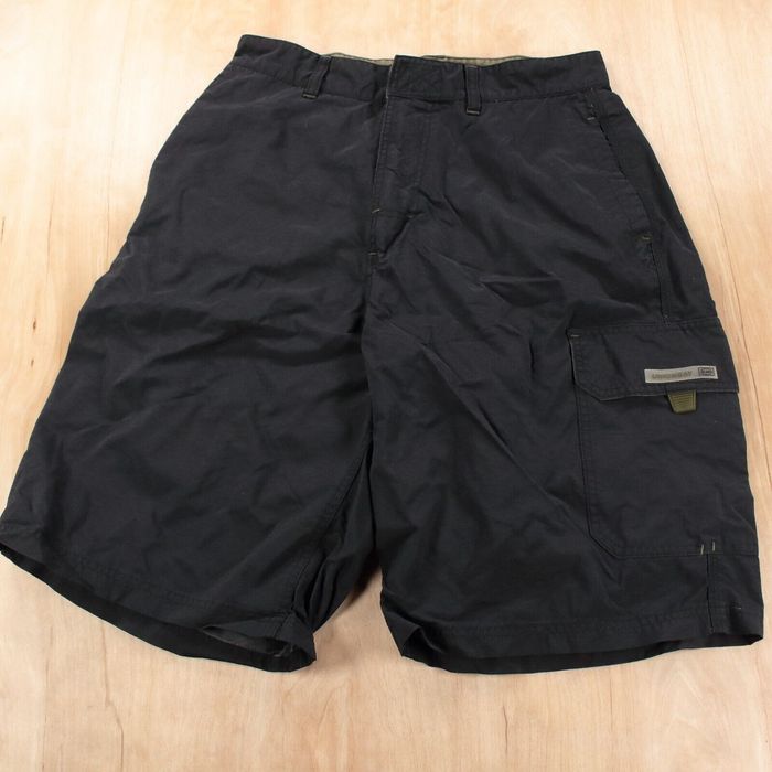 Union Bay UNIONBAY men's nylon board shorts cargo 32 black 90s 00s y2k
