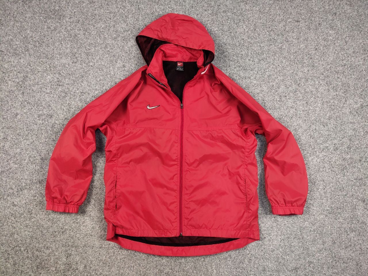Nike Vintage Y2K Nike Team Drill Light Zip Red Windbreaker Jacket Size US S / EU 44-46 / 1 - 13 Thumbnail