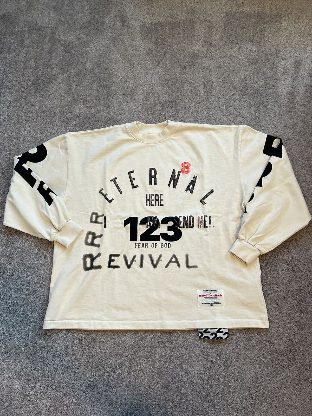 Fear of God Fear of God x RRR-123 Eternal Collab, NEW, Size 2