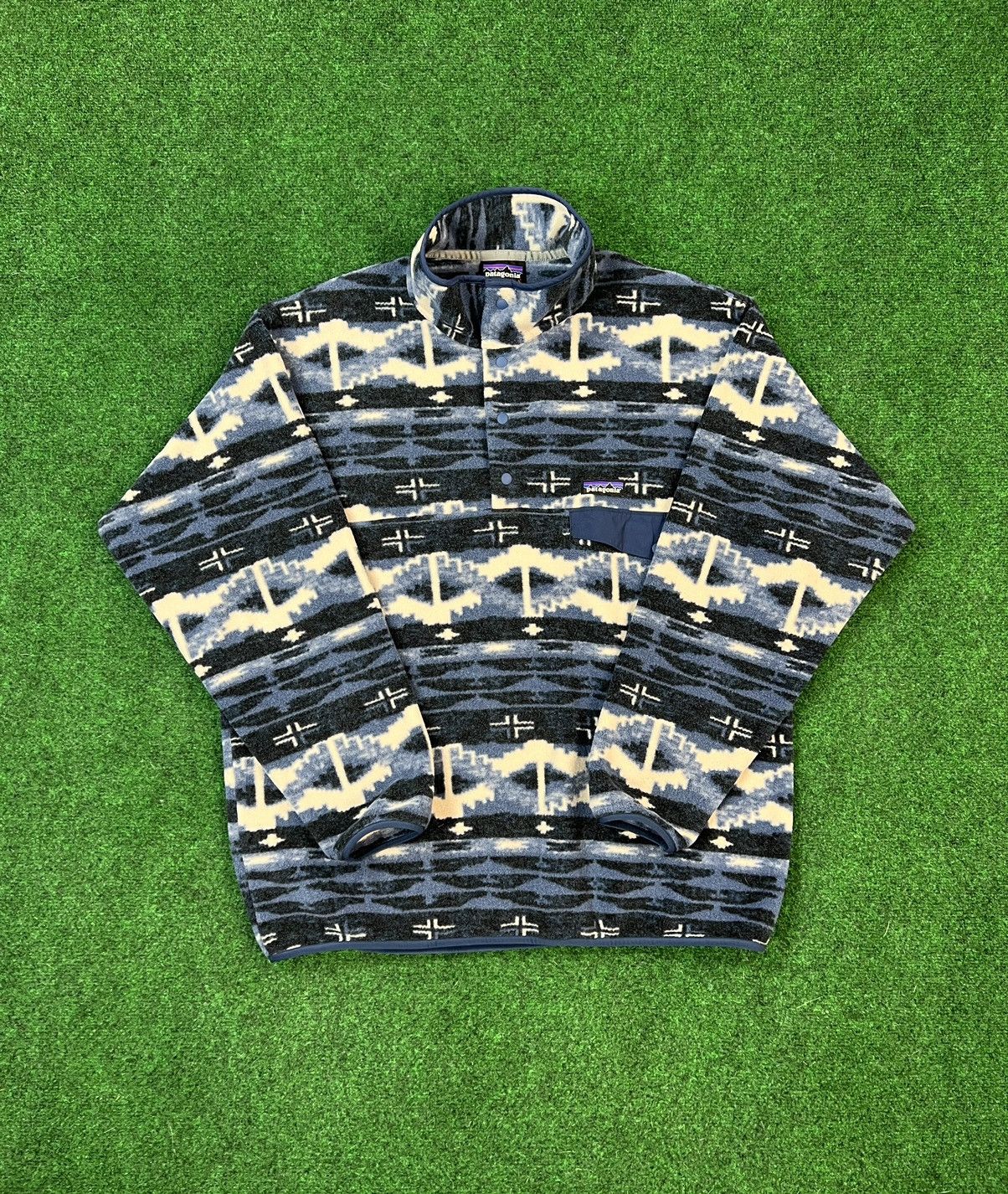 Patagonia Patagonia Synchilla Snap T Fleece Shepherd Knit Birch Large Grailed