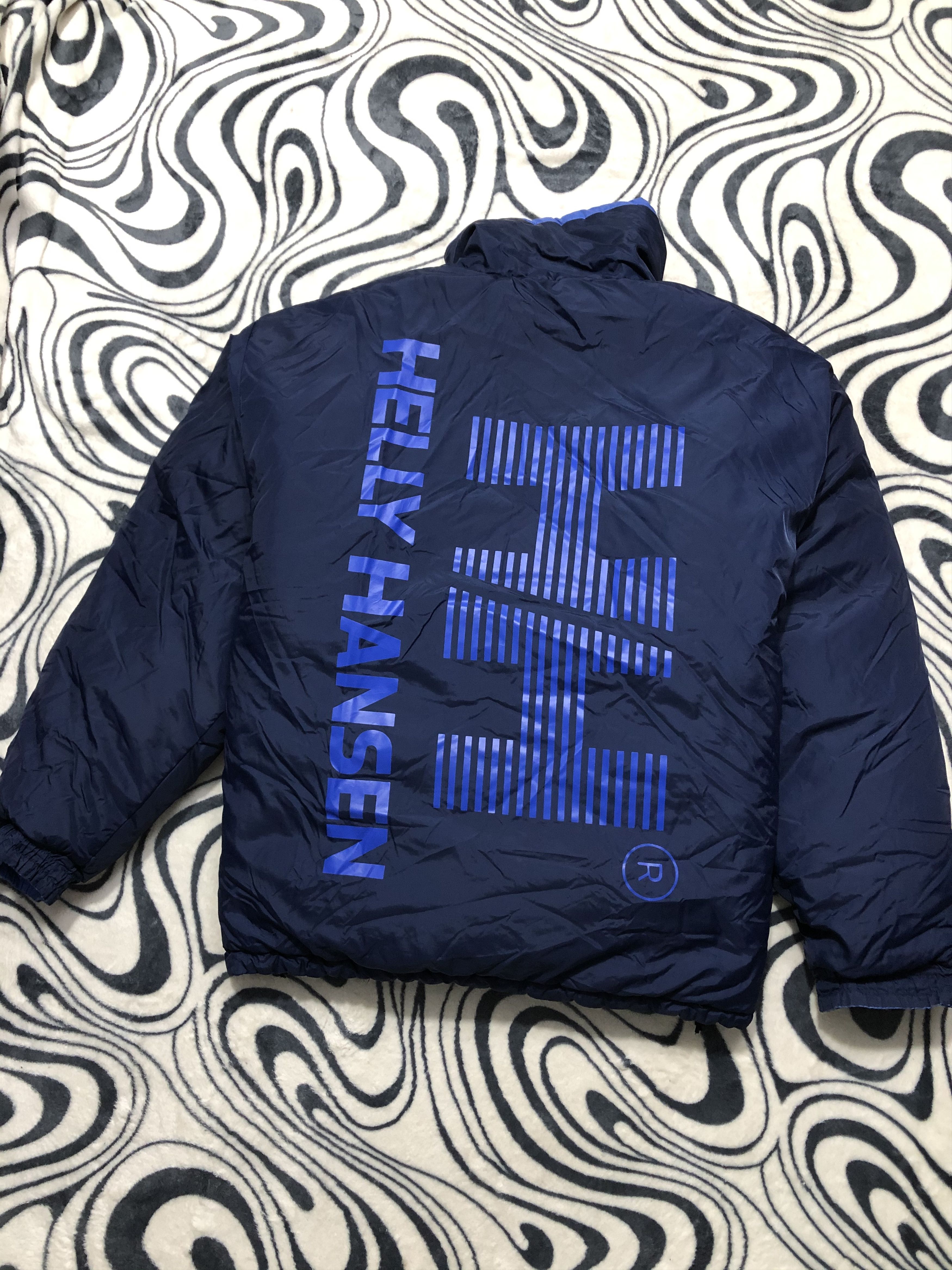 Helly Hansen Helly Hansen Vintage Mens Down Jacket Big Logo Size US L / EU 52-54 / 3 - 1 Thumbnail