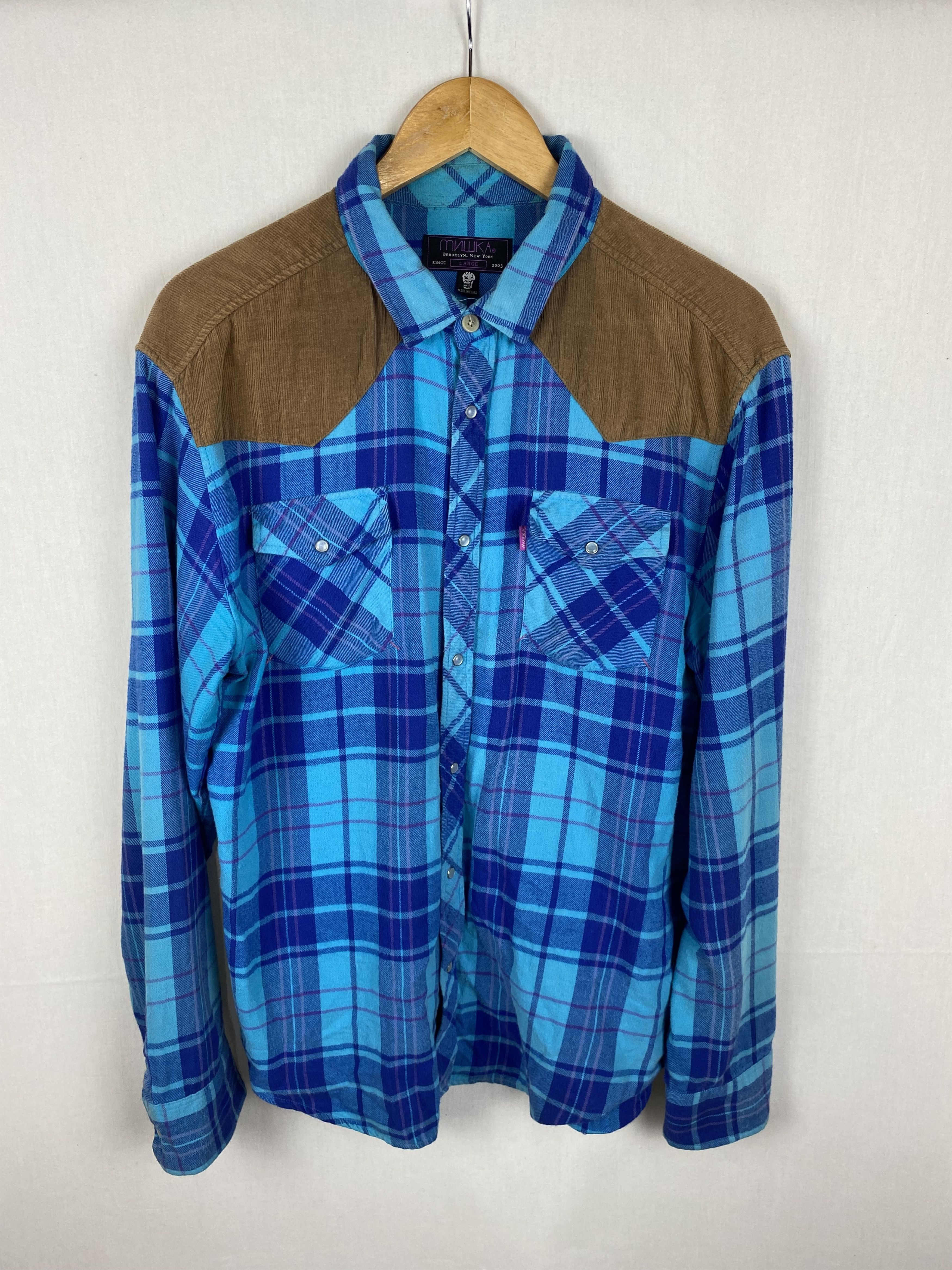 Mishka МИШКА Mishka Flannel Shirt Size US L / EU 52-54 / 3 - 1 Thumbnail