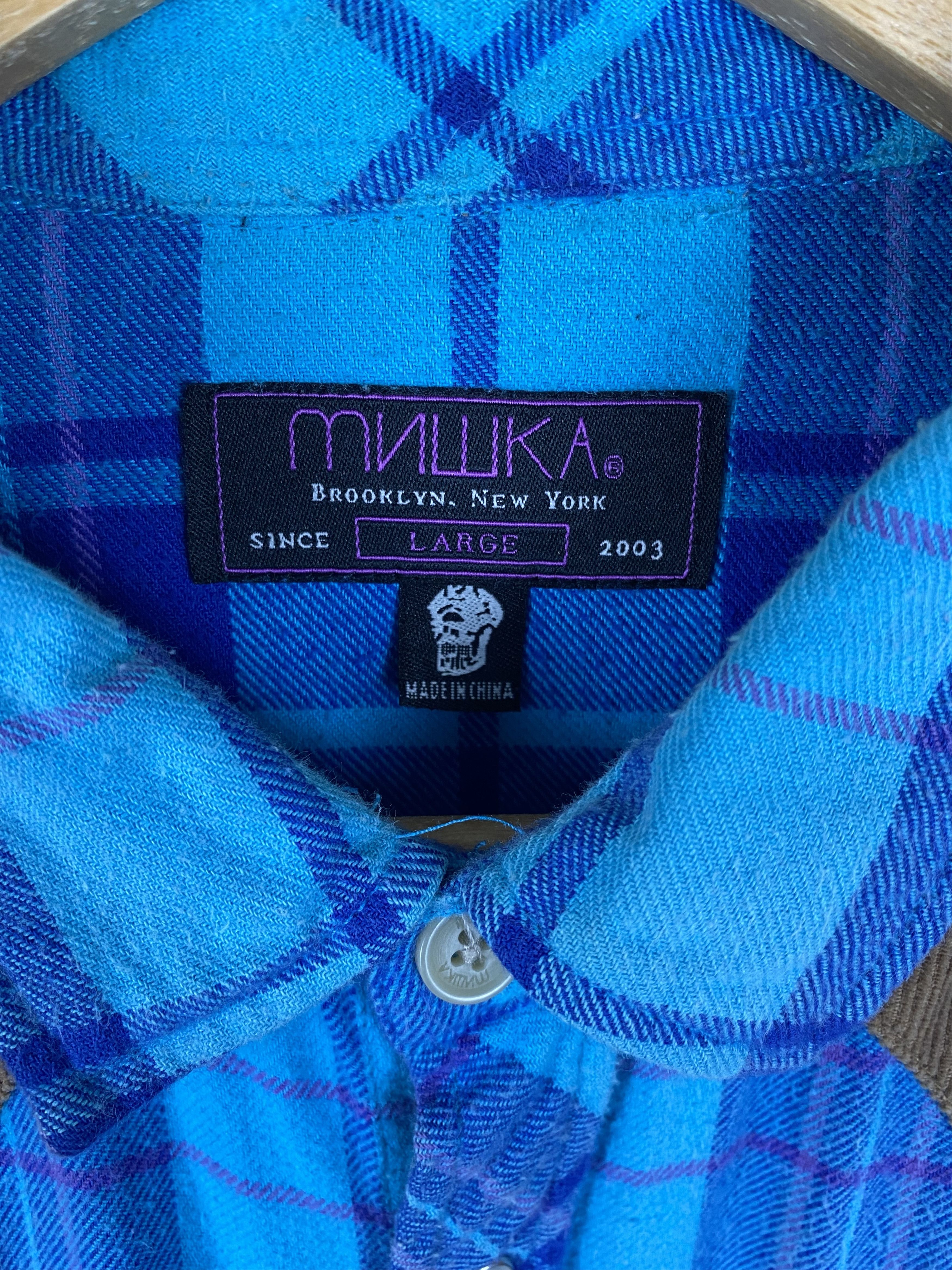 Mishka МИШКА Mishka Flannel Shirt Size US L / EU 52-54 / 3 - 2 Thumbnail