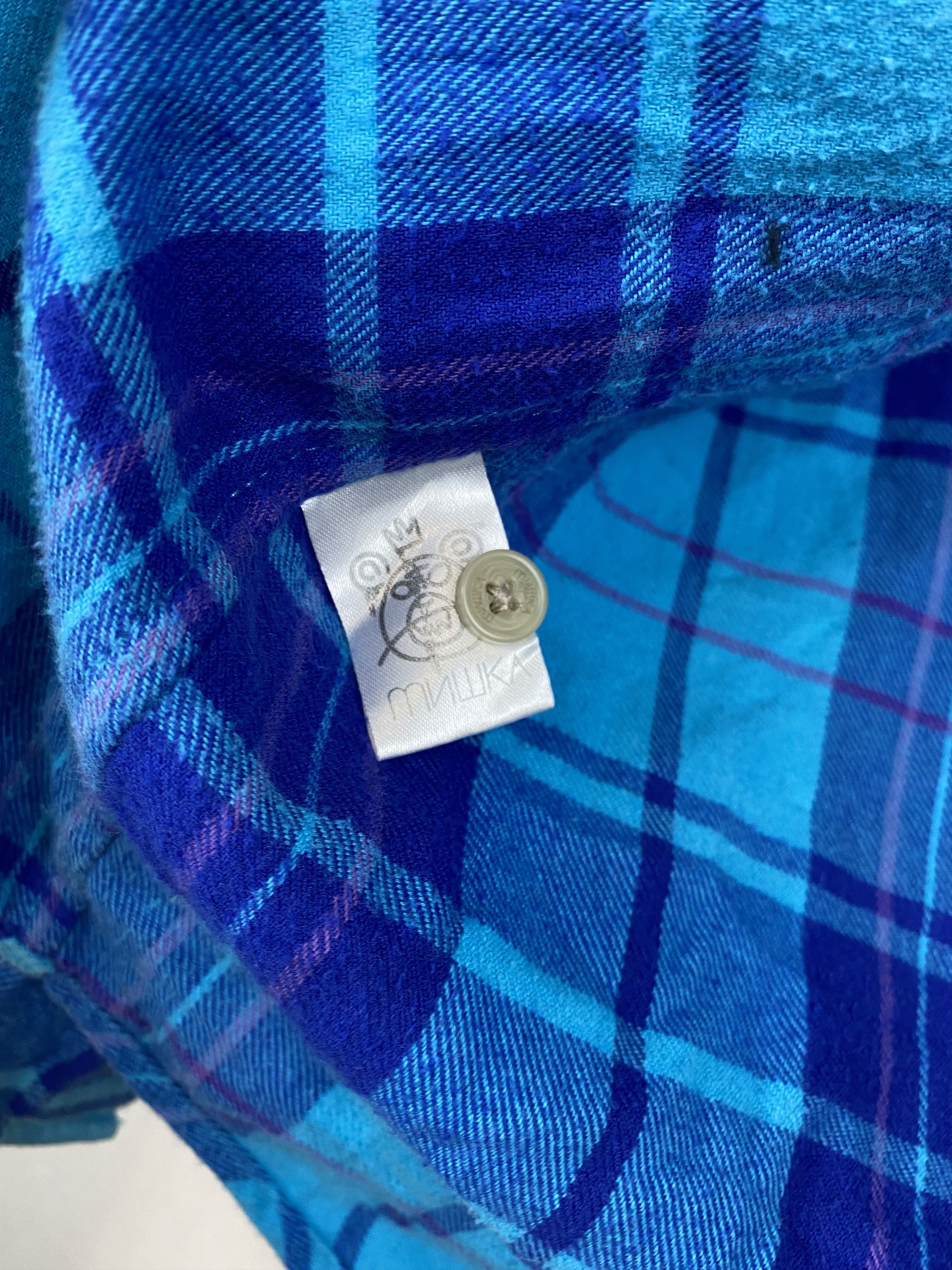 Mishka МИШКА Mishka Flannel Shirt Size US L / EU 52-54 / 3 - 5 Thumbnail