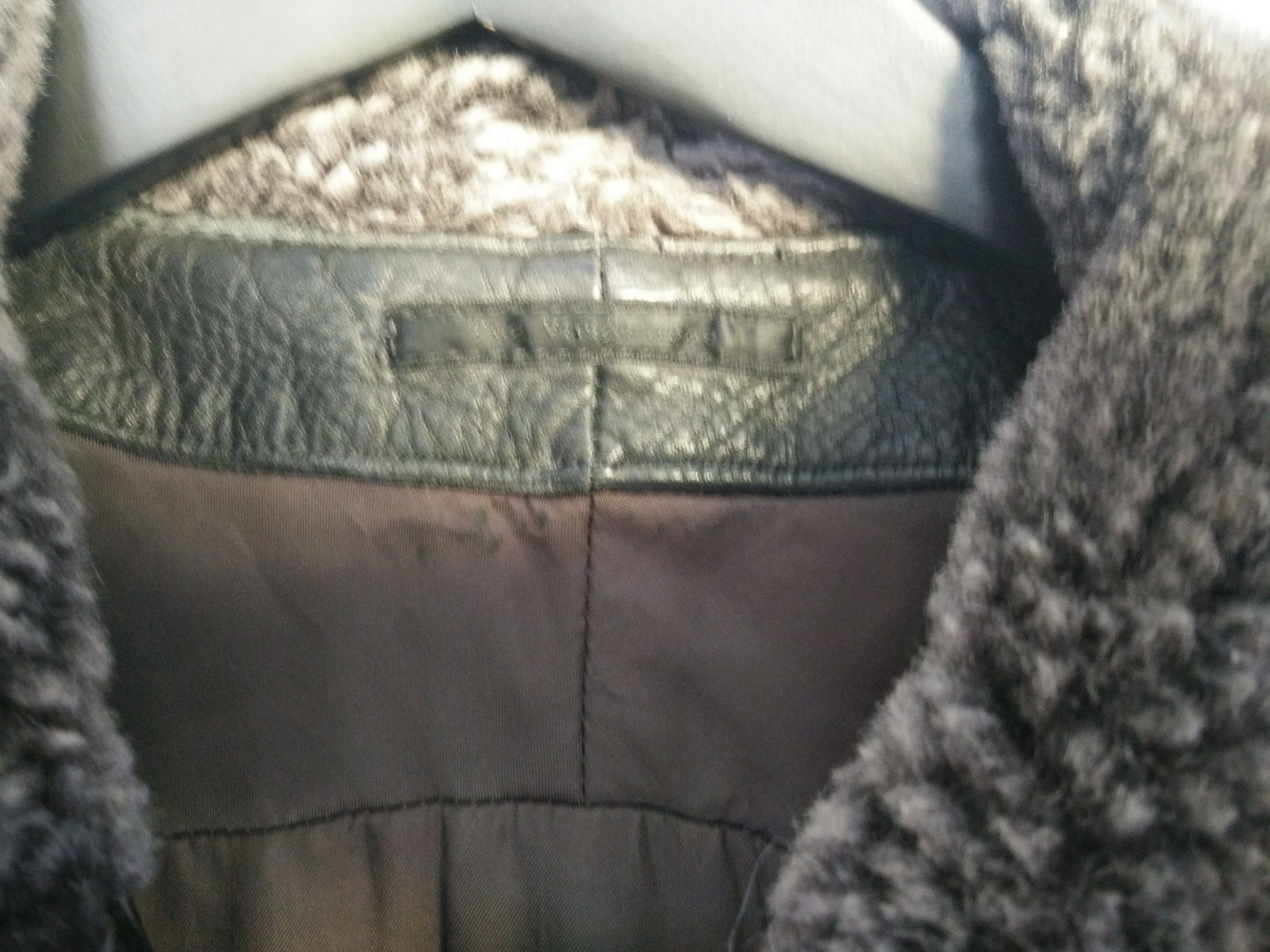 The Viridi-anne Silk-Lined Leather Bomber with Shearling Size US S / EU 44-46 / 1 - 2 Thumbnail