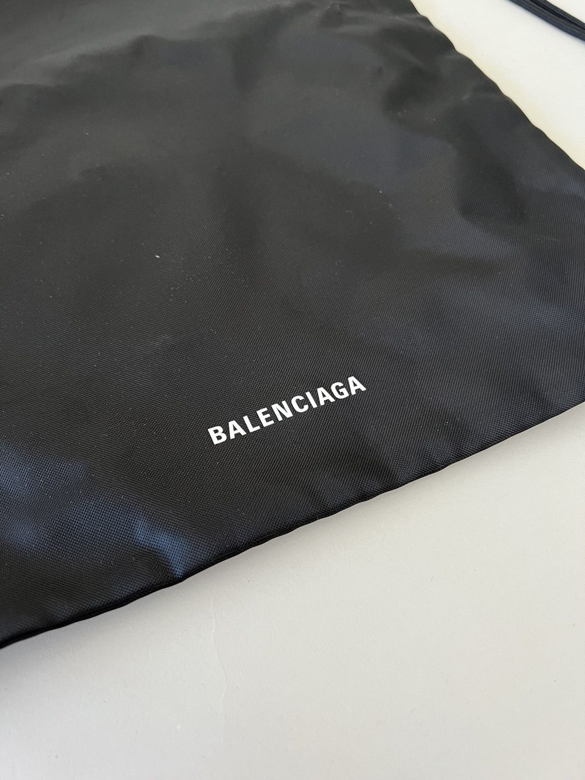 Balenciaga Balenciaga Nylon Drawstring Backpack Bag Size ONE SIZE - 4 Thumbnail