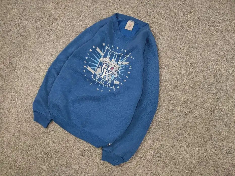Vintage Vintage 90's 7 Logo University Kentucky Sweatshirt Made USA Size US M / EU 48-50 / 2 - 2 Thumbnail