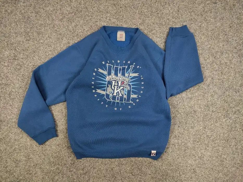 Vintage Vintage 90's 7 Logo University Kentucky Sweatshirt Made USA Size US M / EU 48-50 / 2 - 6 Thumbnail