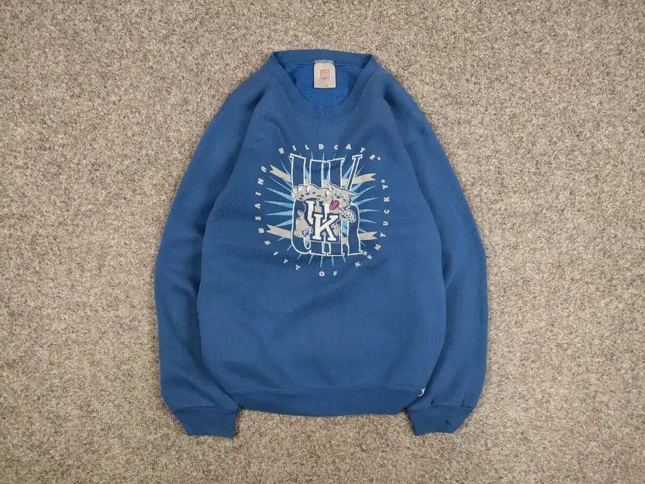 Vintage Vintage 90's 7 Logo University Kentucky Sweatshirt Made USA Size US M / EU 48-50 / 2 - 1 Thumbnail