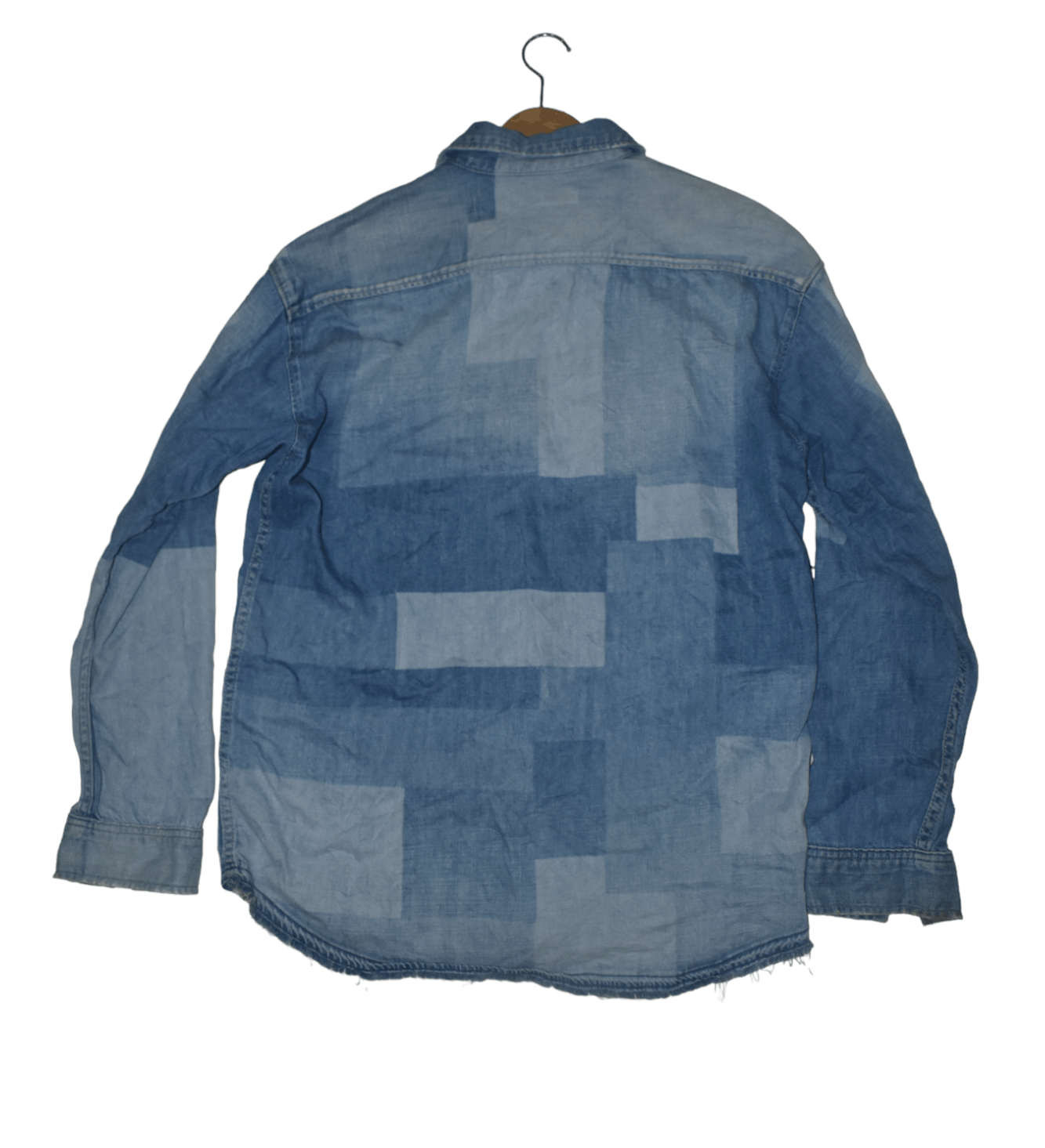 GOSTAR DE FUGA × Japanese Brand FUGA LAZER PATCHWORK DENIM SHIRT Size US L / EU 52-54 / 3 - 6 Thumbnail