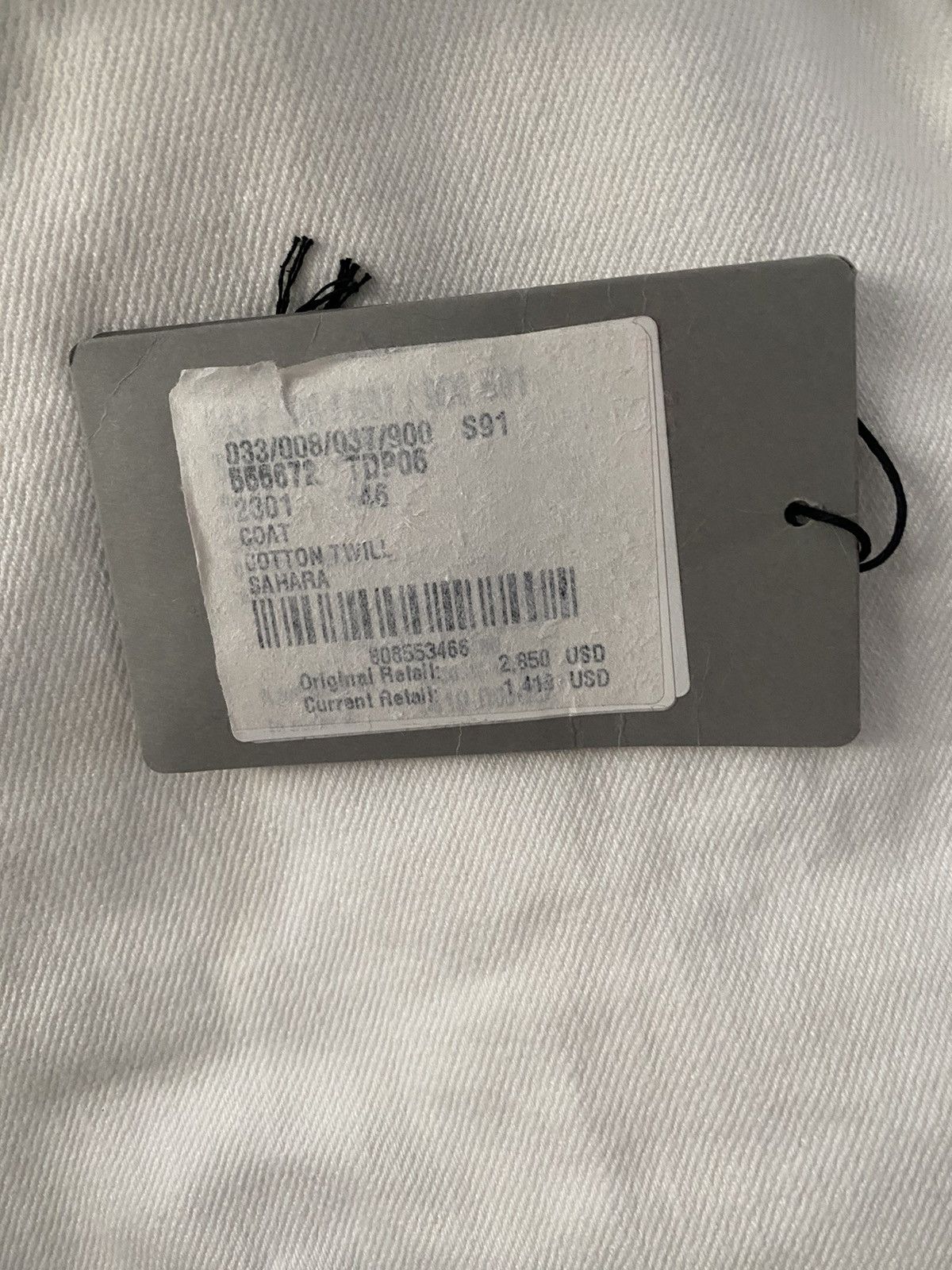Balenciaga Balenciaga cotton twill “Long Opera/ Car Coat” Size US S / EU 44-46 / 1 - 8 Thumbnail