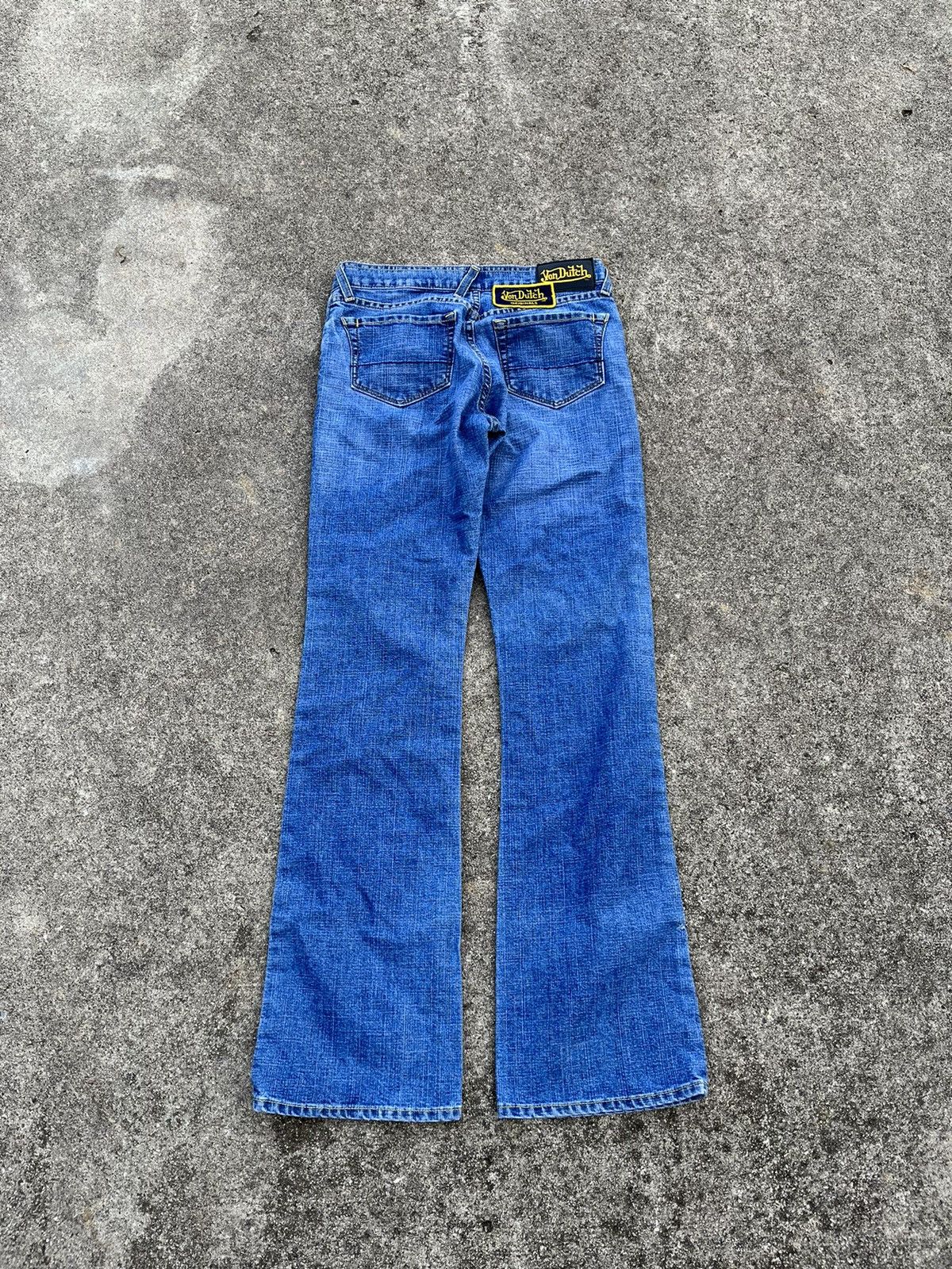 Vintage Vintage Y2K Von Dutch Jeans 28x30 Patch Work Made in USA Size US 28 / EU 44 - 3 Thumbnail