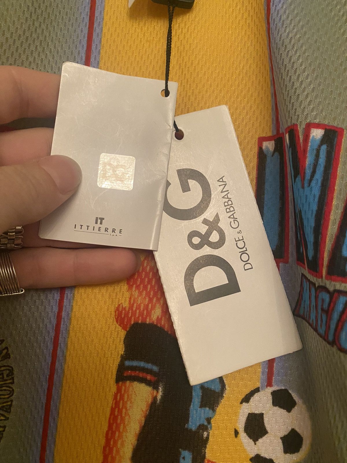Dolce & Gabbana D&G Napolina Magica Soccer Jersey Size M / US 6-8 / IT 42-44 - 4 Thumbnail