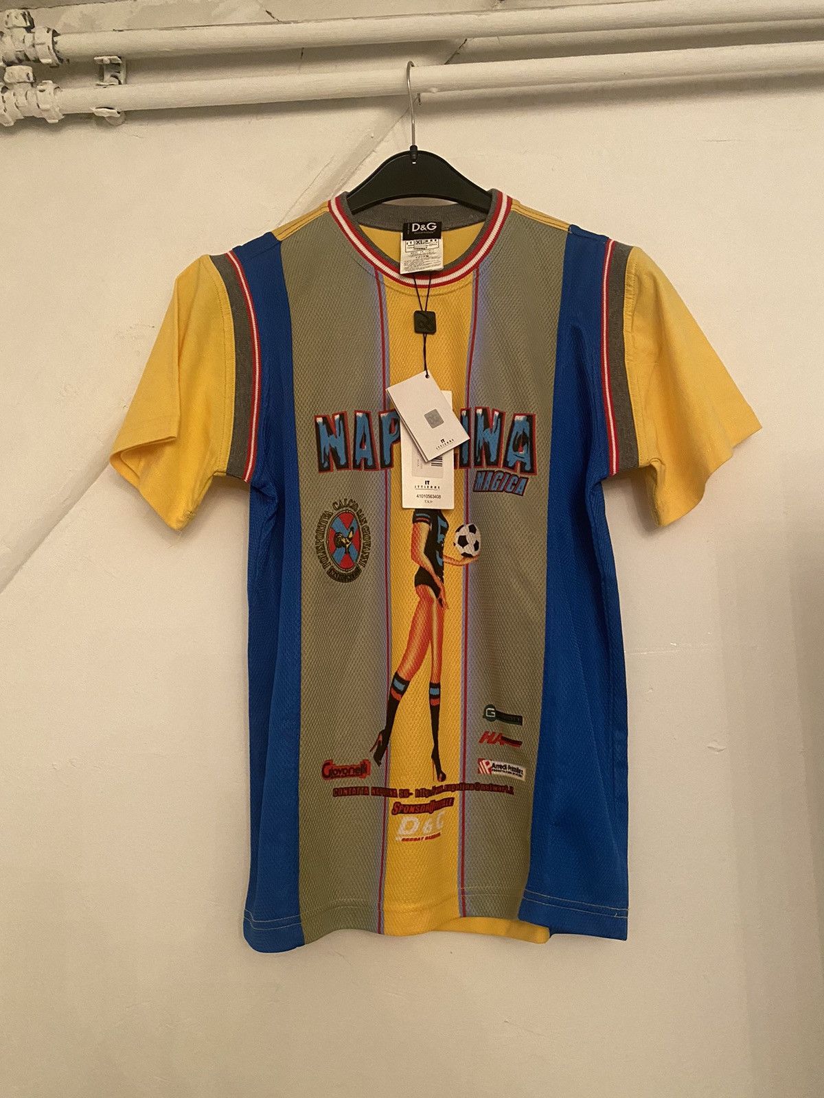 Dolce & Gabbana D&G Napolina Magica Soccer Jersey Size M / US 6-8 / IT 42-44 - 2 Thumbnail