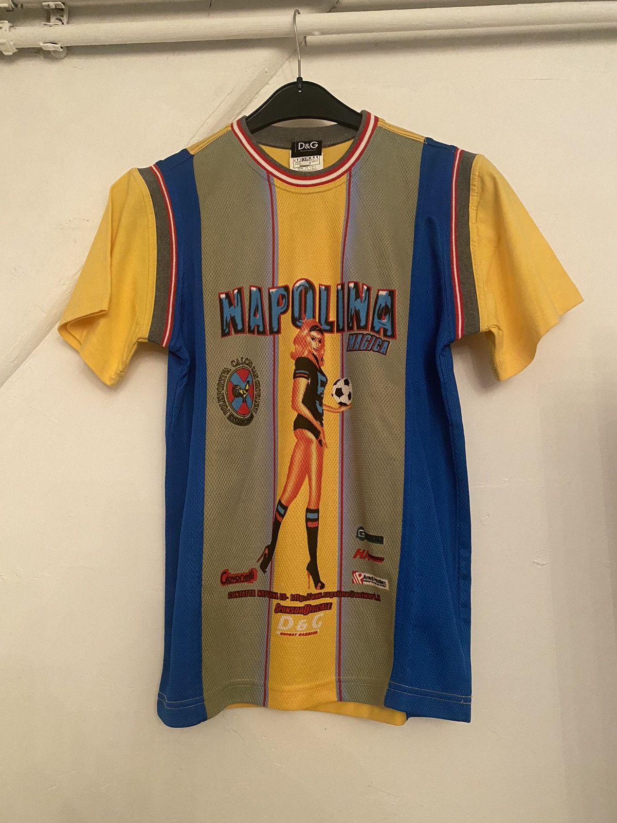 Dolce & Gabbana D&G Napolina Magica Soccer Jersey Size M / US 6-8 / IT 42-44 - 3 Thumbnail