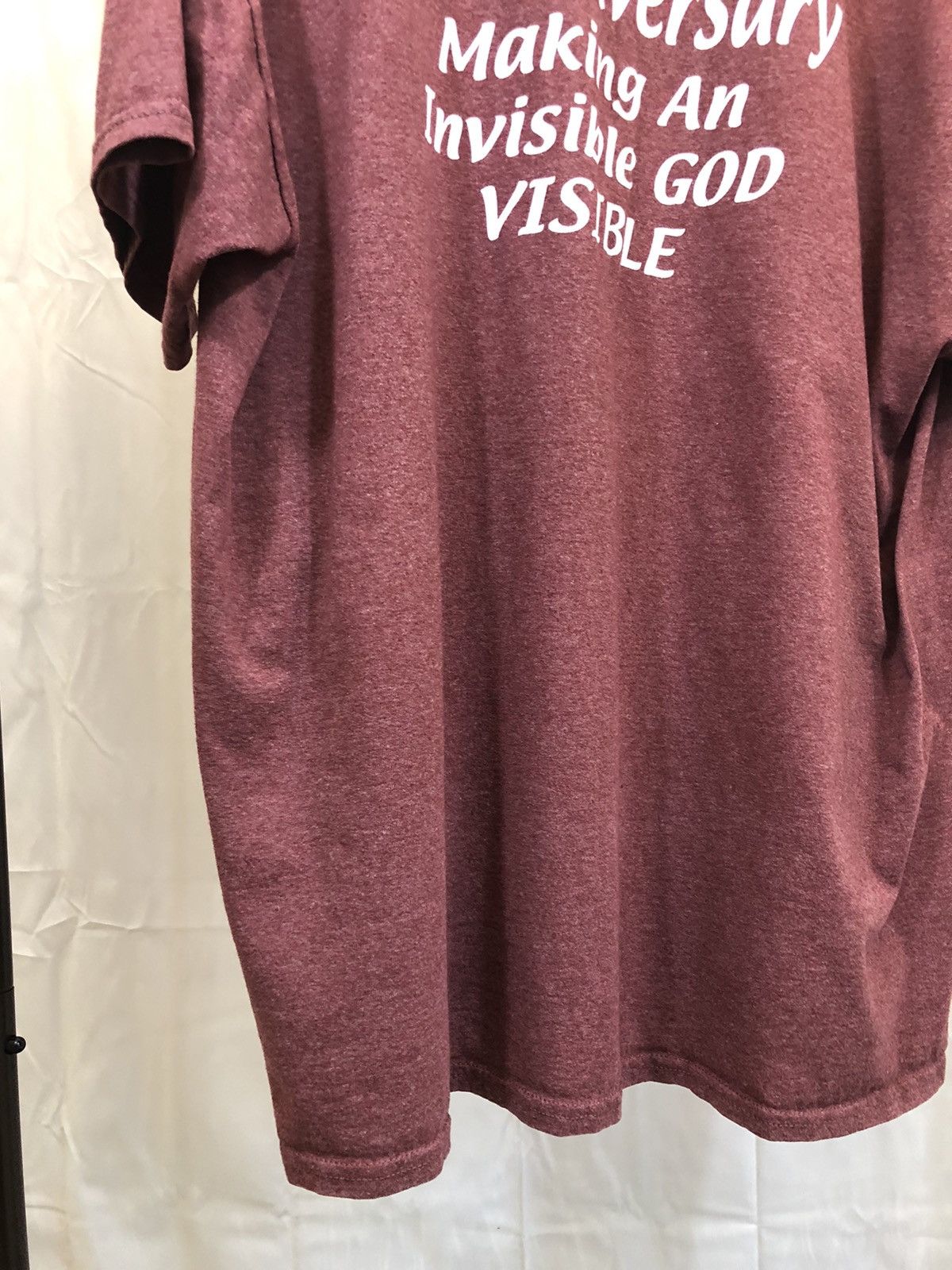 Vintage Vintage Y2K Church Religion Boxy 2000s Tee Size US XXL / EU 58 / 5 - 13 Thumbnail