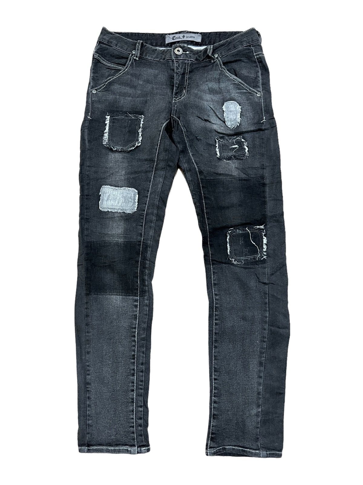 Made In Japan Cook Jeans Black Distressed Destroy Jeans
