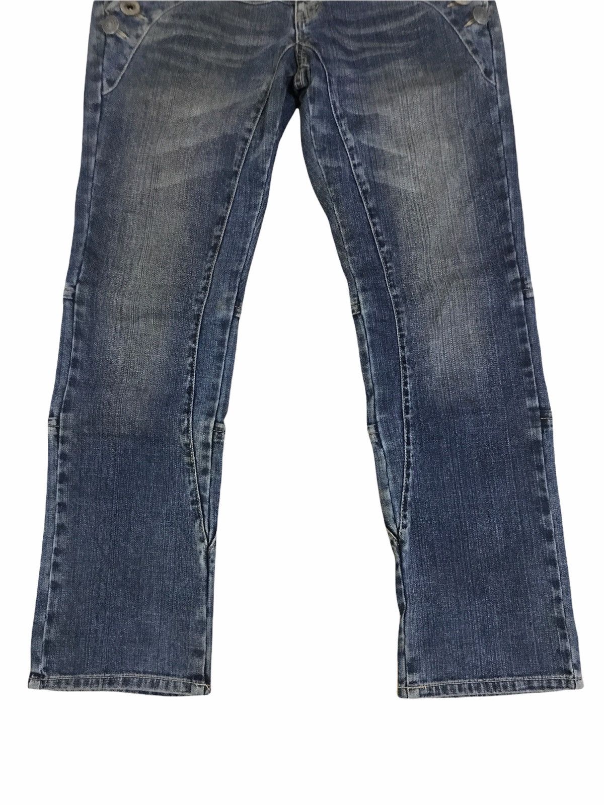 Hysteric Glamour × Japanese Brand × PPFM PPFM Japan Distressed Jeans Seditionaries Design Size US 29 - 5 Thumbnail