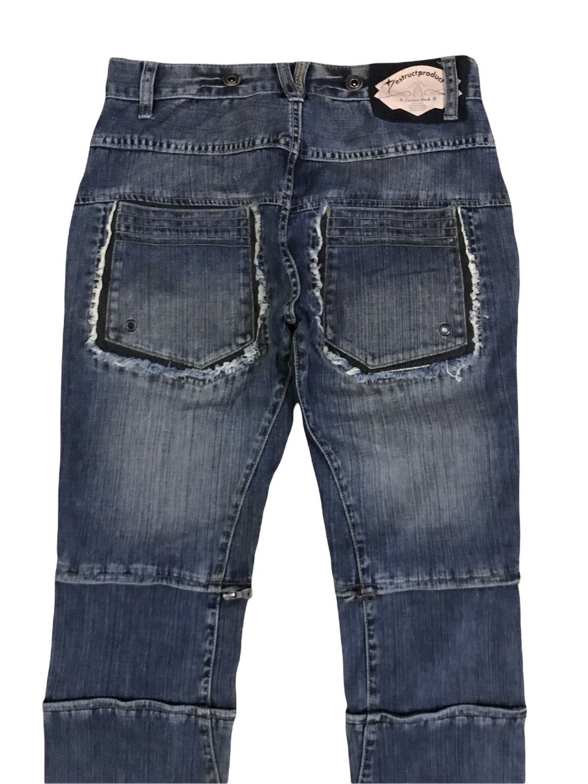 Hysteric Glamour × Japanese Brand × PPFM PPFM Japan Distressed Jeans Seditionaries Design Size US 29 - 4 Thumbnail