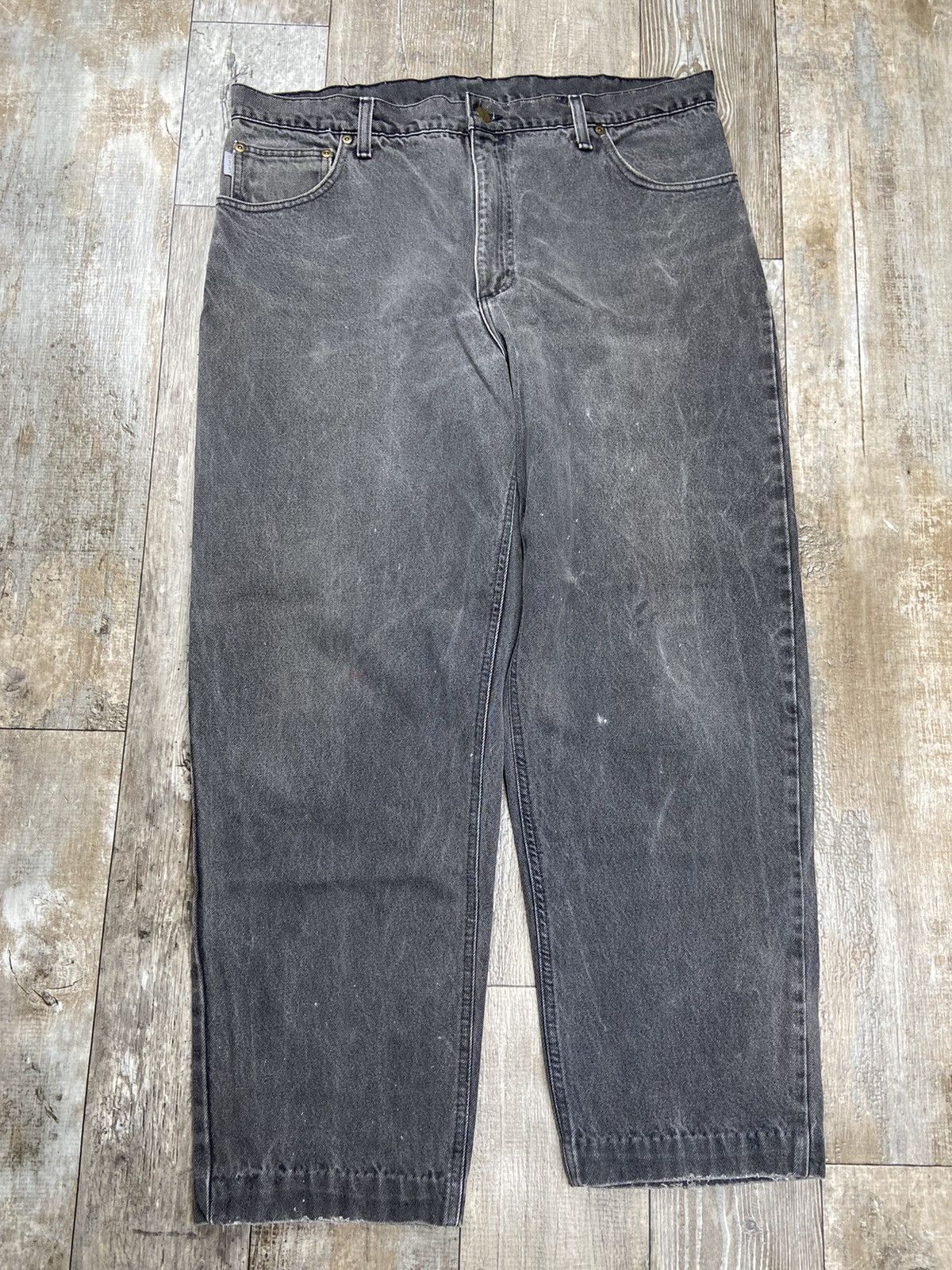 Vintage Vintage Carhartt Black Jeans 38x30 USA Size US 38 / EU 54 - 2 Preview