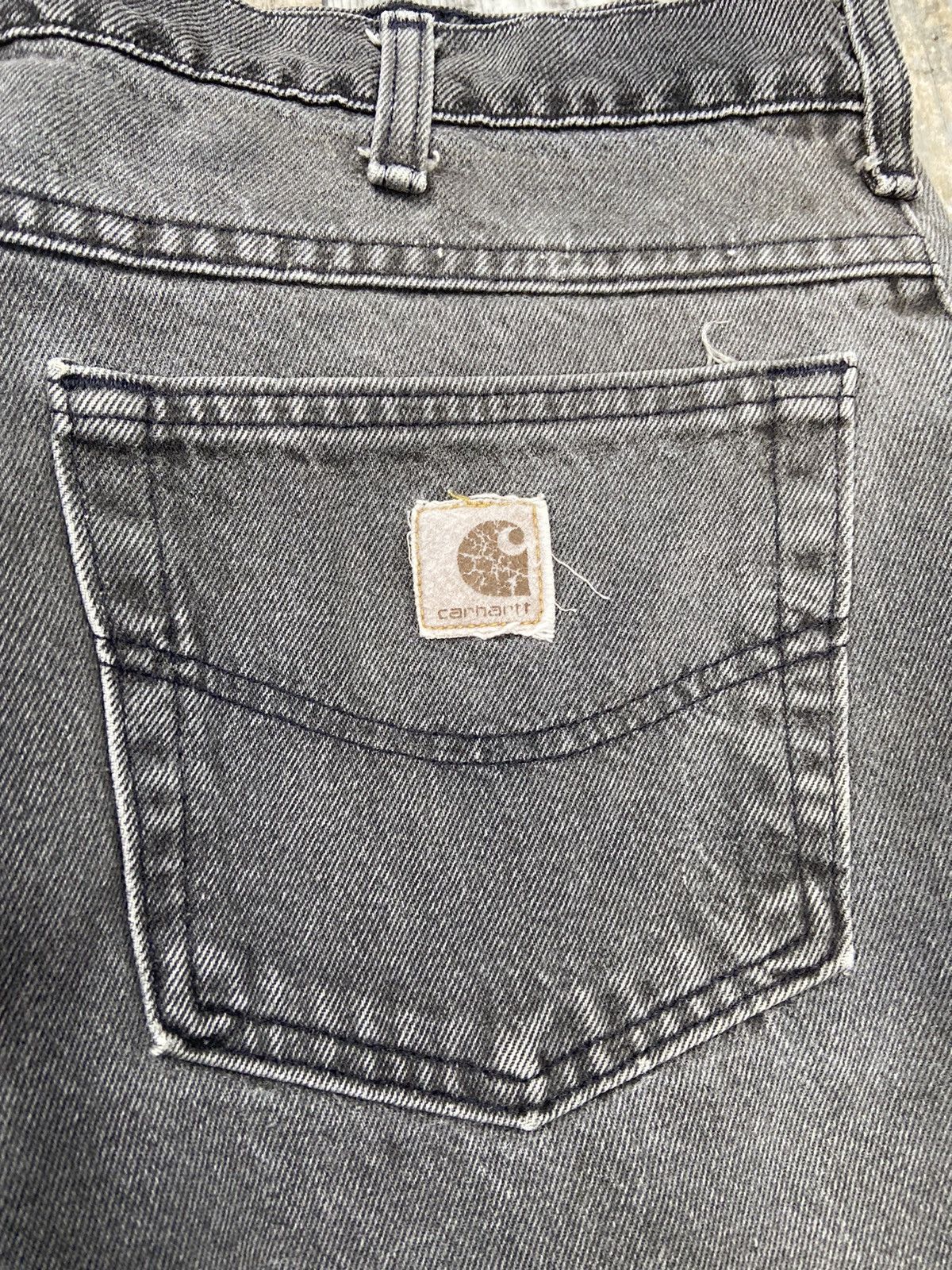 Vintage Vintage Carhartt Black Jeans 38x30 USA Size US 38 / EU 54 - 3 Thumbnail
