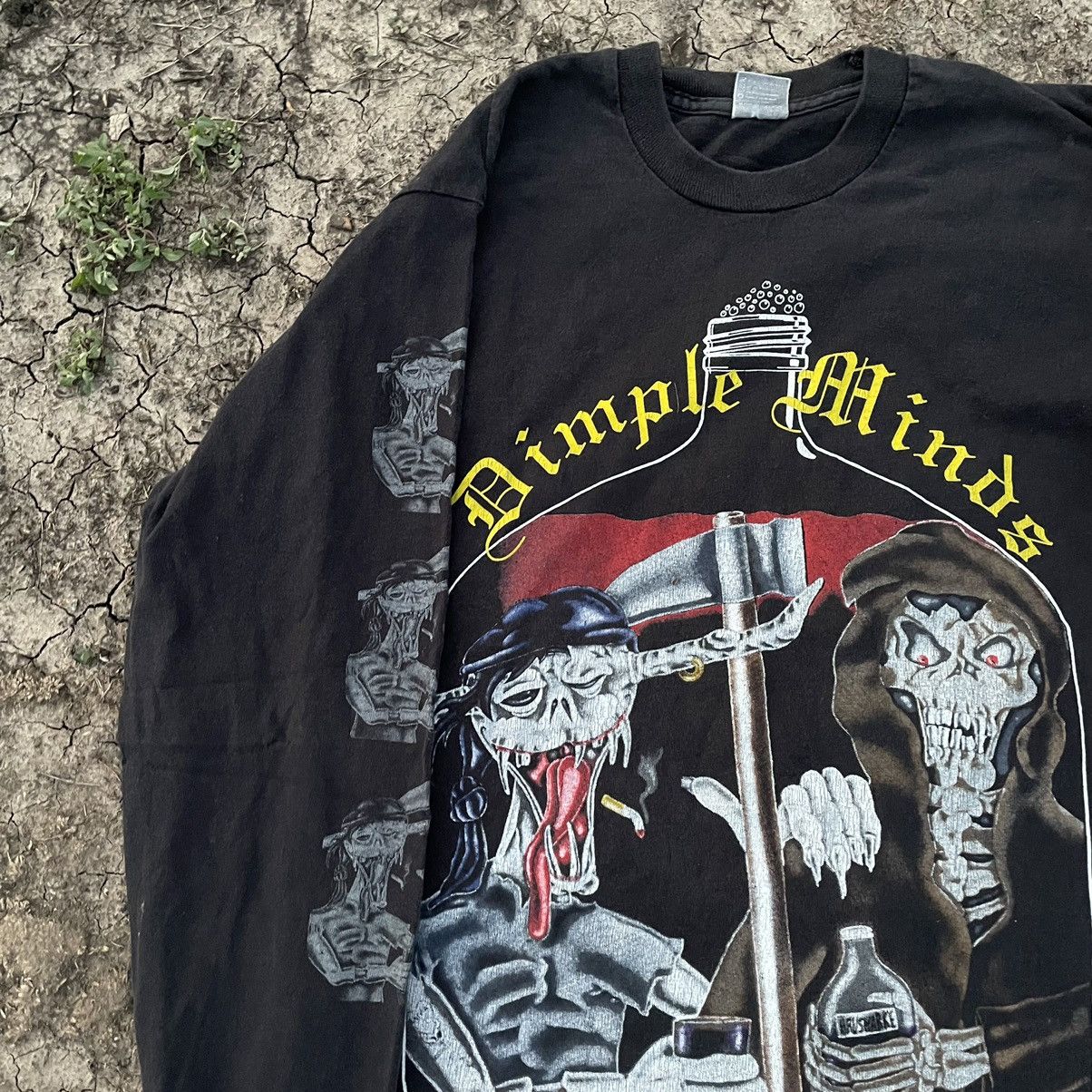 Band Tees Misfits 90s Dimple Minds Tee Horror T Shirt Face Band Punk Size US XL / EU 56 / 4 - 4 Thumbnail