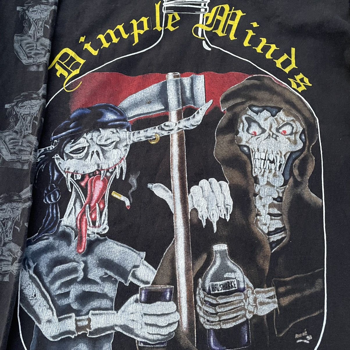 Band Tees Misfits 90s Dimple Minds Tee Horror T Shirt Face Band Punk Size US XL / EU 56 / 4 - 5 Thumbnail