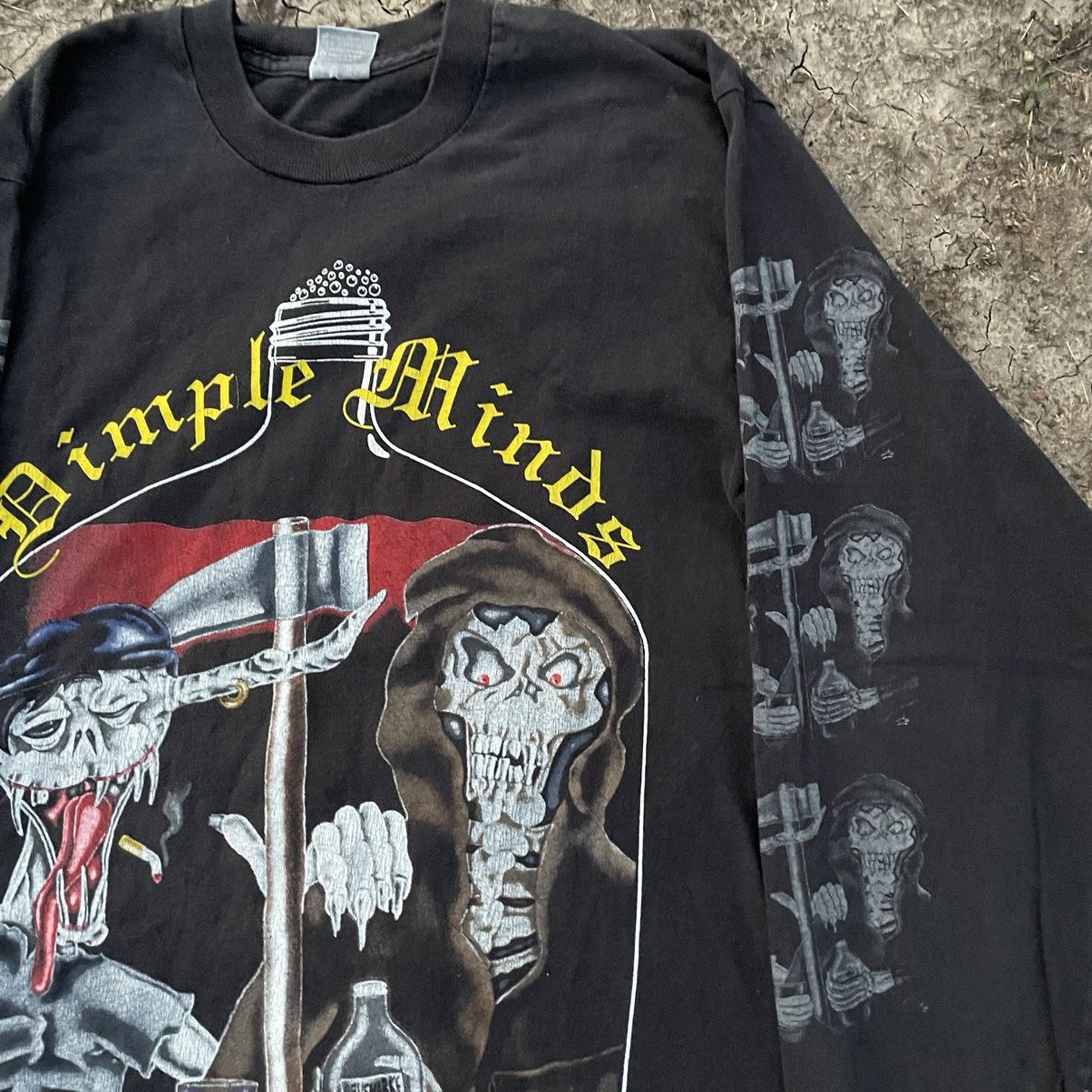 Band Tees Misfits 90s Dimple Minds Tee Horror T Shirt Face Band Punk Size US XL / EU 56 / 4 - 6 Thumbnail