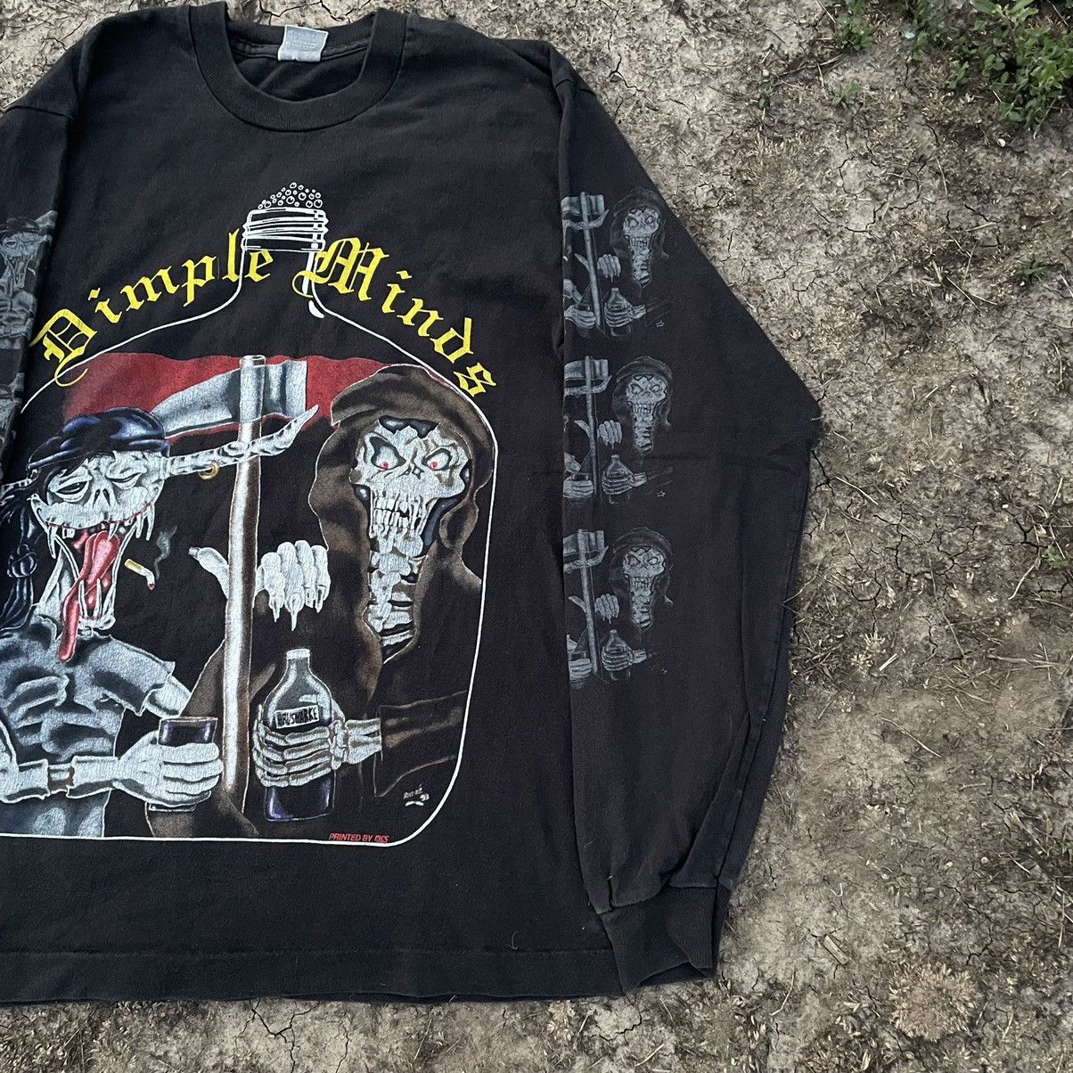 Band Tees Misfits 90s Dimple Minds Tee Horror T Shirt Face Band Punk Size US XL / EU 56 / 4 - 2 Thumbnail