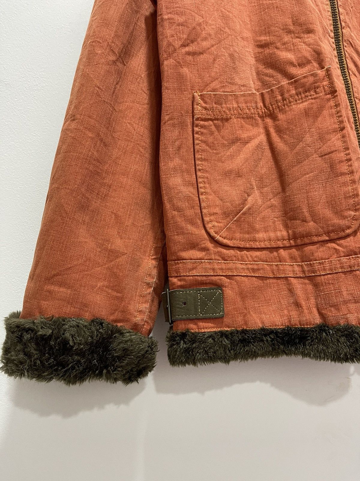 Johnbull JAPANESE JOHNBULL LINED SHERPA ZIP UP JACKET Size US L / EU 52-54 / 3 - 5 Thumbnail