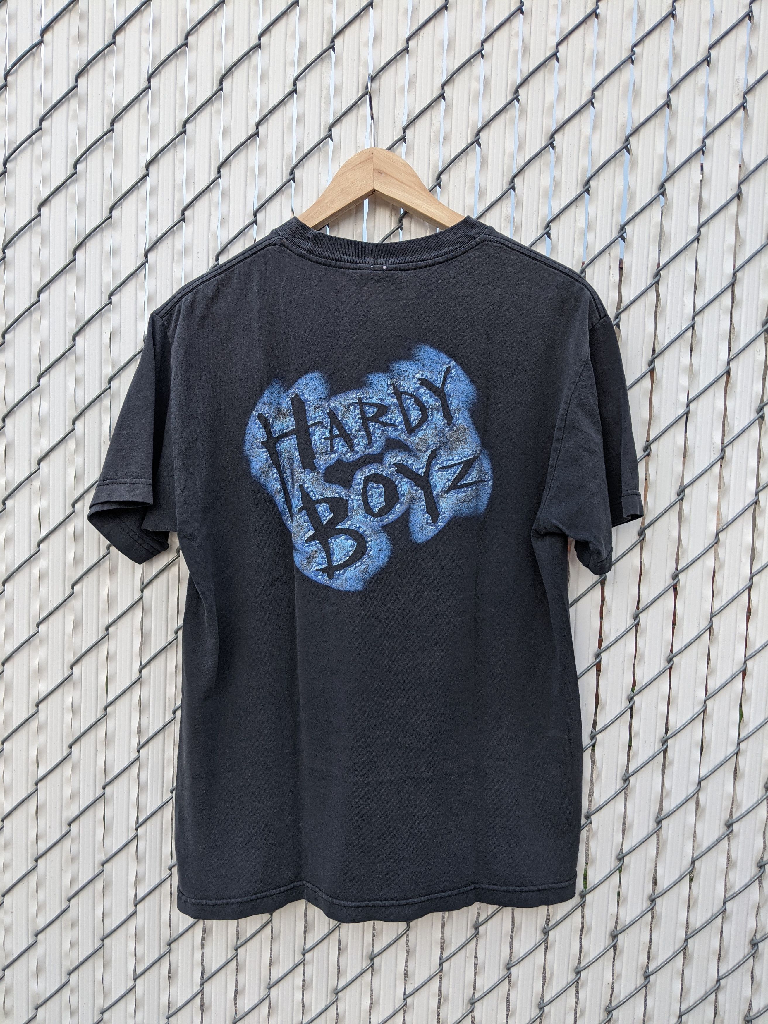 Vintage × WWE × WWF Vintage 2001 WWF Hardy Boyz Double Print T-Shirt Size US M / EU 48-50 / 2 - 3 Thumbnail