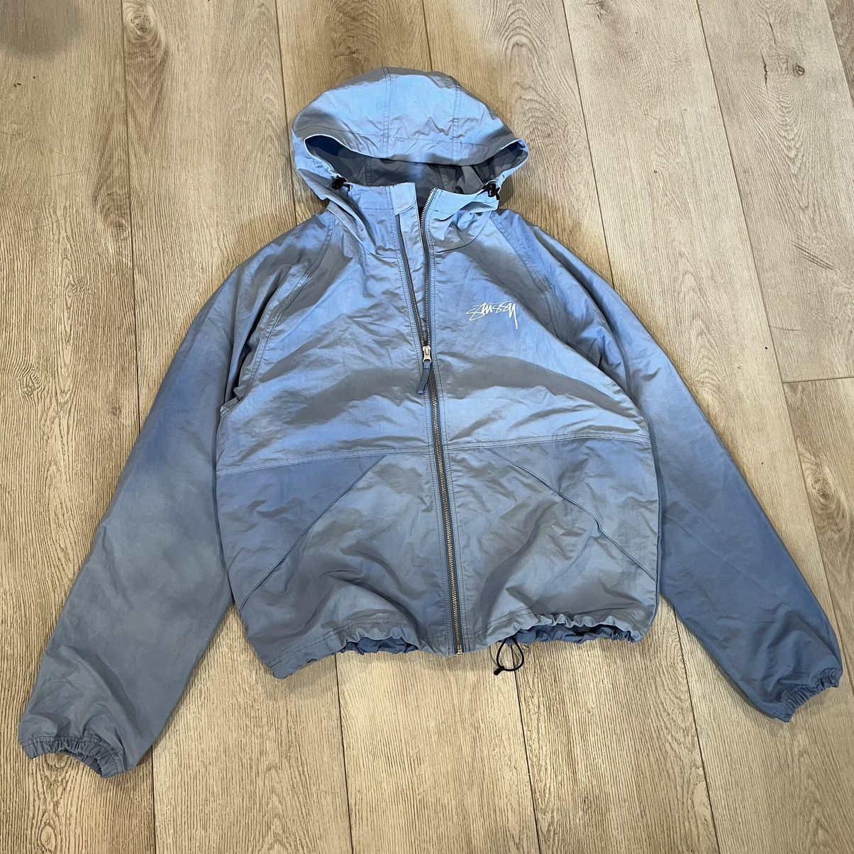 Stussy Stussy Wave Dye Shell Jacket Size medium Laguna blue | Grailed