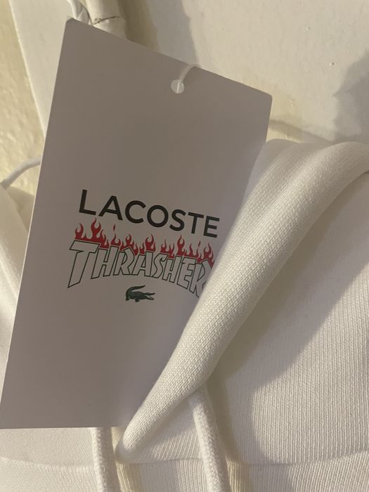 Lacoste Lacoste X Thrasher Hoodie | Grailed