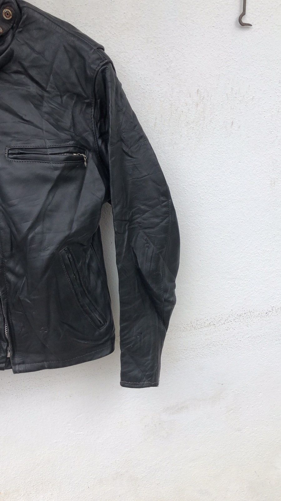Schott VINTAGE 80’s SCHOTT BIKER LEATHER JACKET MADE IN USA Size US M / EU 48-50 / 2 - 4 Thumbnail