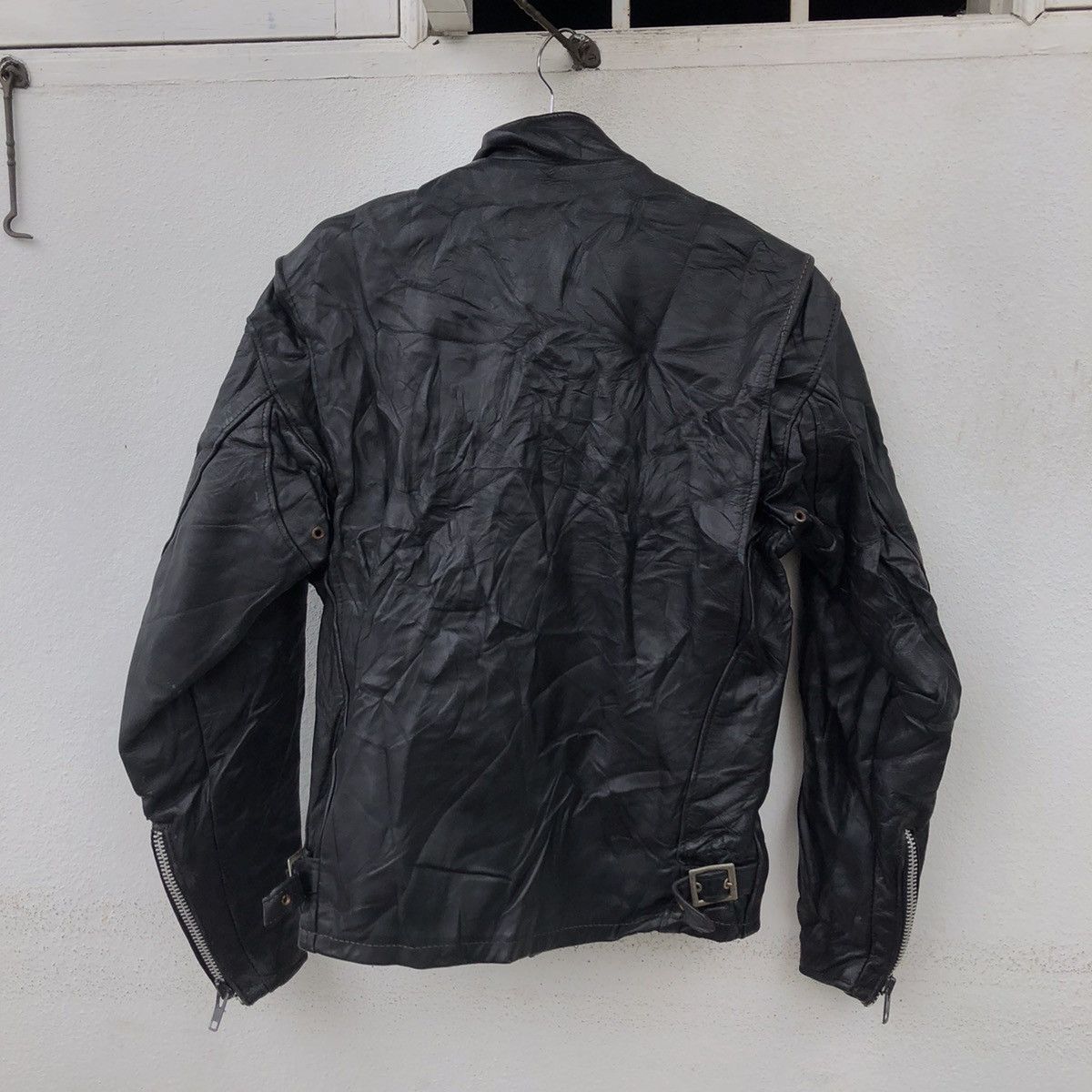 Schott VINTAGE 80’s SCHOTT BIKER LEATHER JACKET MADE IN USA Size US M / EU 48-50 / 2 - 8 Thumbnail