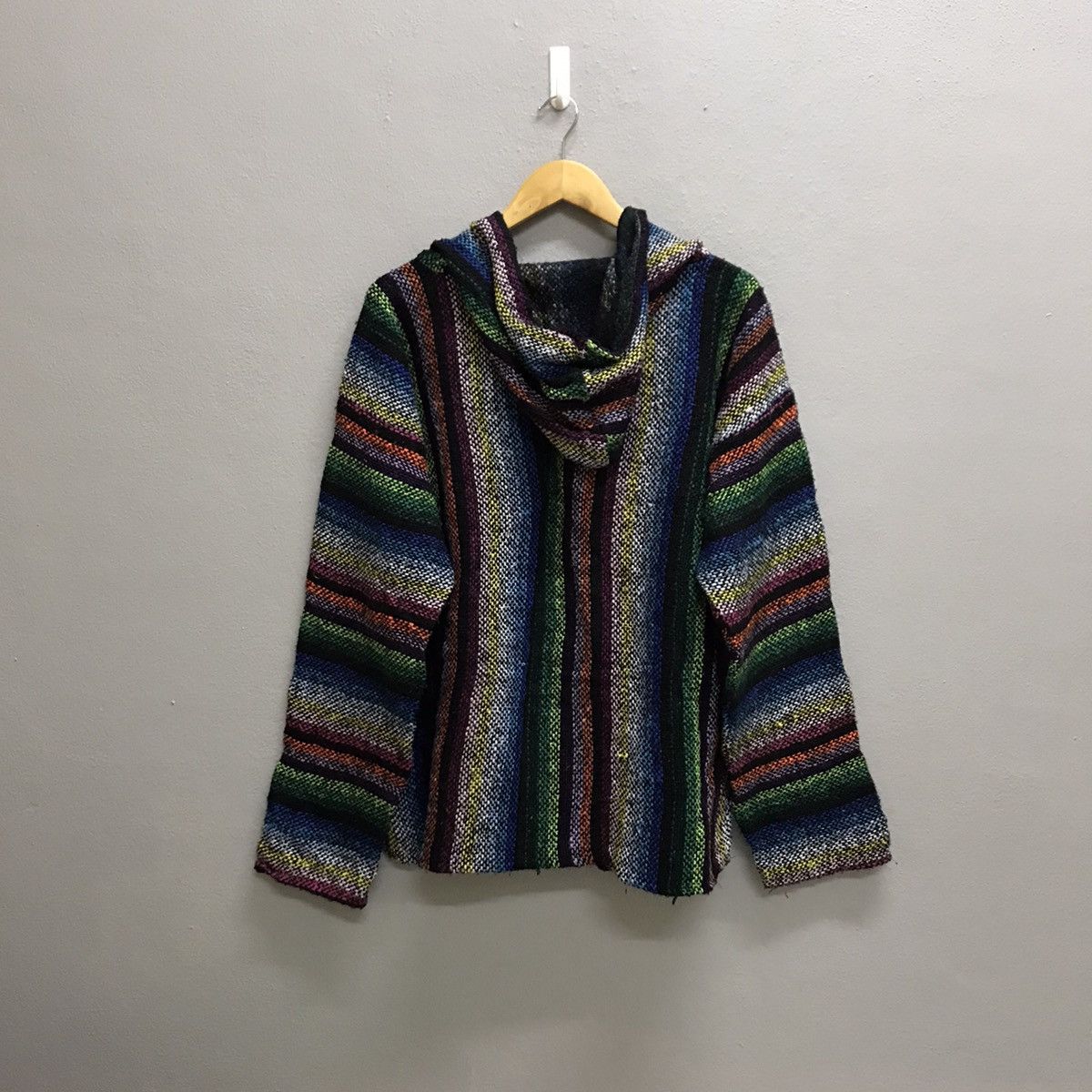 Japanese Brand Mexico baja anorak multicolor native knit sweater hoodie Size US M / EU 48-50 / 2 - 7 Thumbnail