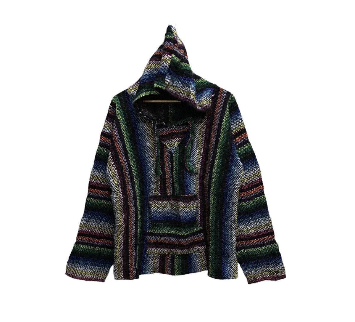 Japanese Brand Mexico baja anorak multicolor native knit sweater hoodie Size US M / EU 48-50 / 2 - 1 Thumbnail
