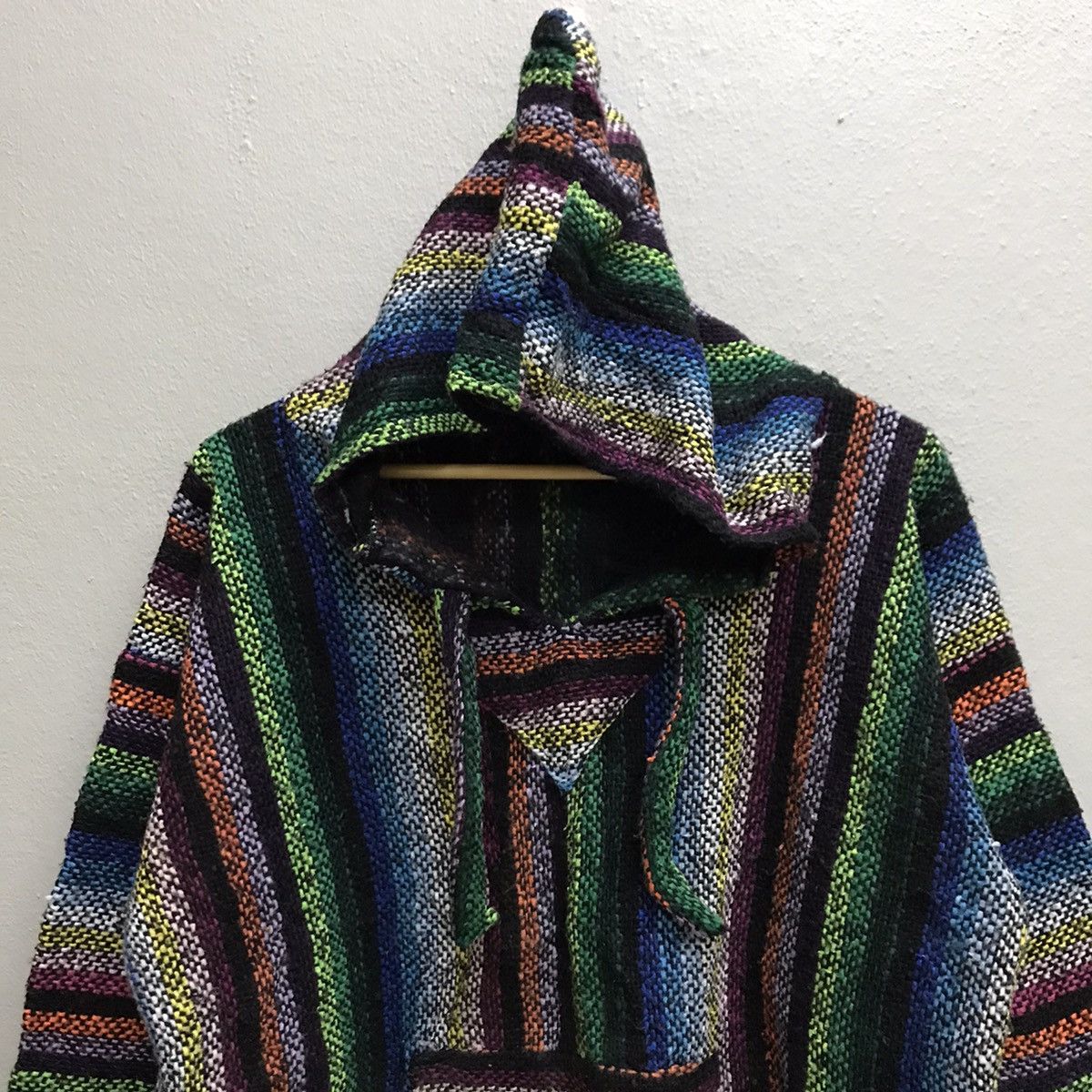 Japanese Brand Mexico baja anorak multicolor native knit sweater hoodie Size US M / EU 48-50 / 2 - 4 Thumbnail