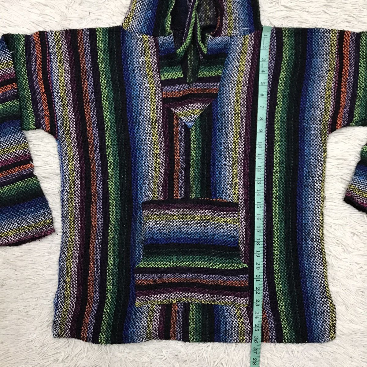 Japanese Brand Mexico baja anorak multicolor native knit sweater hoodie Size US M / EU 48-50 / 2 - 12 Thumbnail
