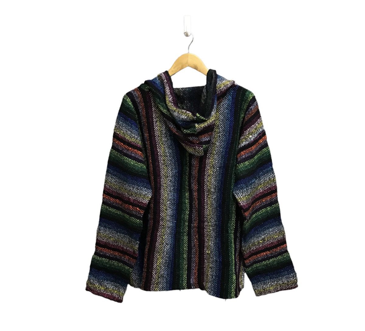 Japanese Brand Mexico baja anorak multicolor native knit sweater hoodie Size US M / EU 48-50 / 2 - 2 Thumbnail